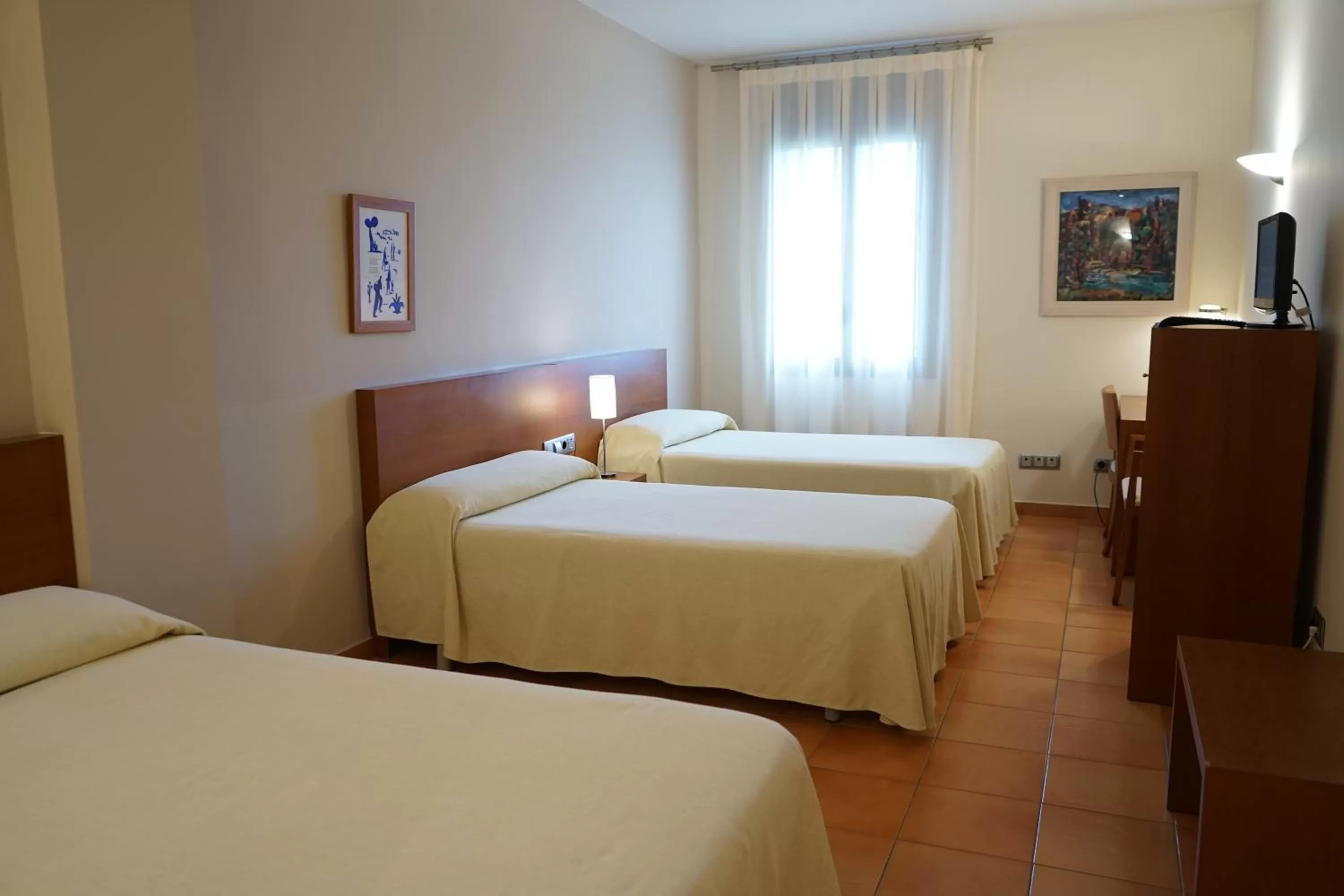 Bed in Hotel Santuari Balaguer