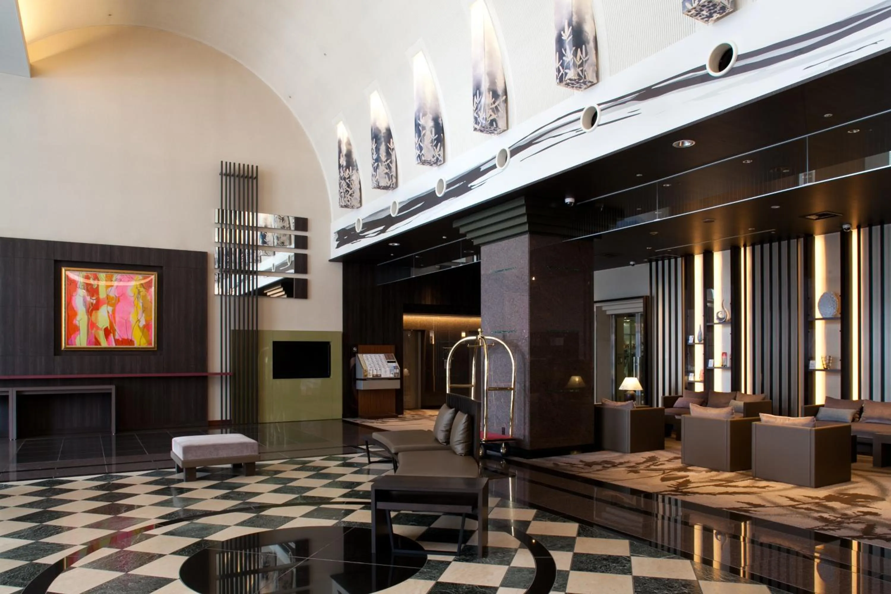 Lobby or reception in Toyama Excel Hotel Tokyu