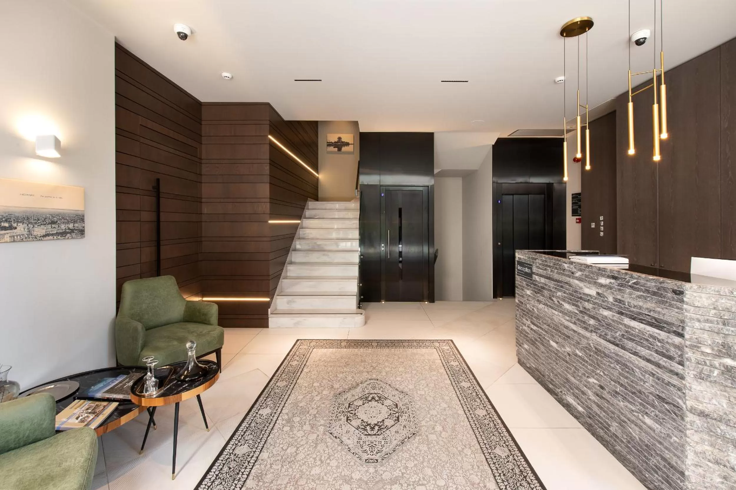 Lobby or reception in S Hotel Boutique Thessaloniki
