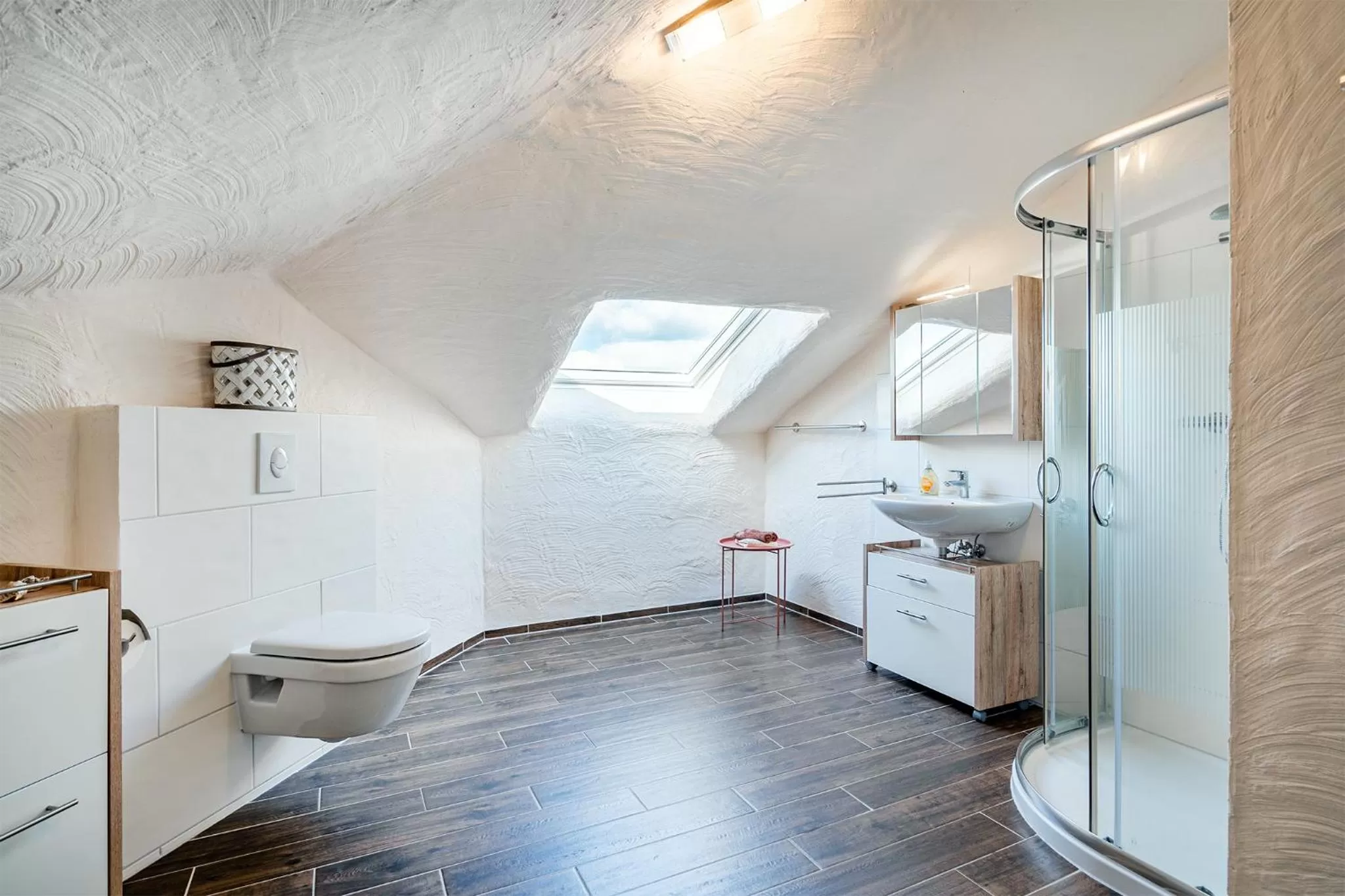 Bathroom in Villa Moorstern am Badesee Tannenhausen