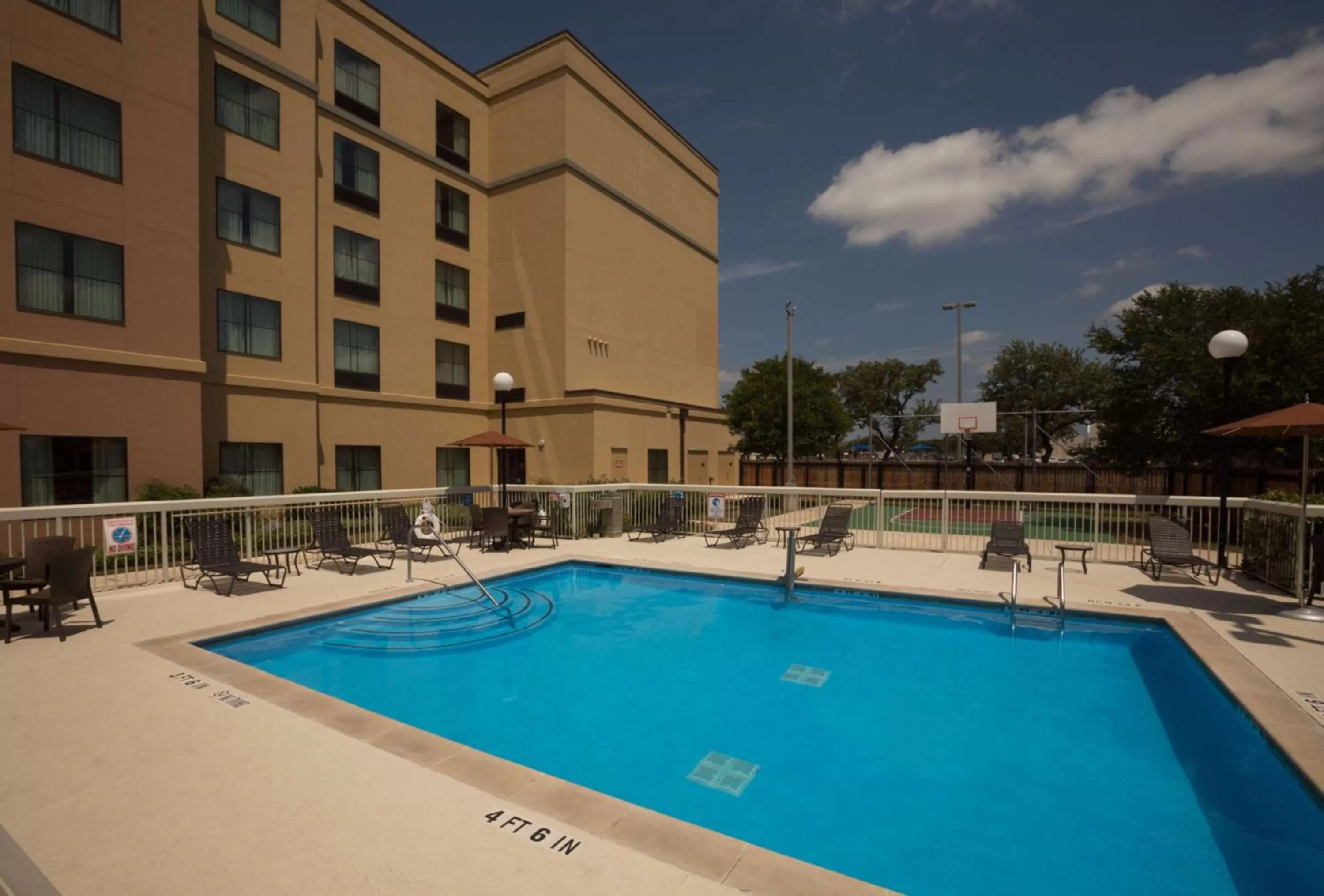 Pool view in Homewood Suites by Hilton San Antonio North