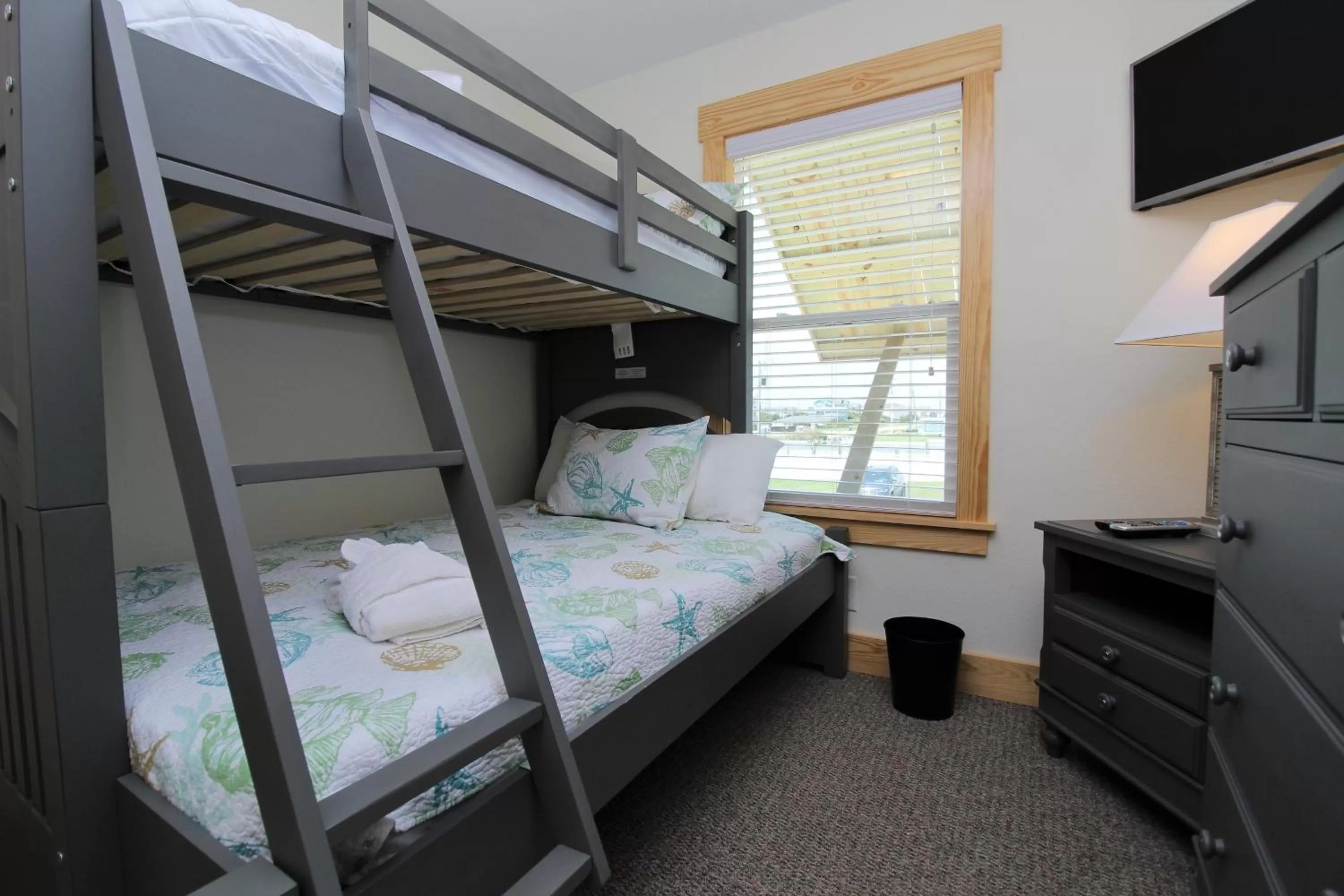 Bedroom, Bed in Whalebone Ocean Cottages by KEES Vacations
