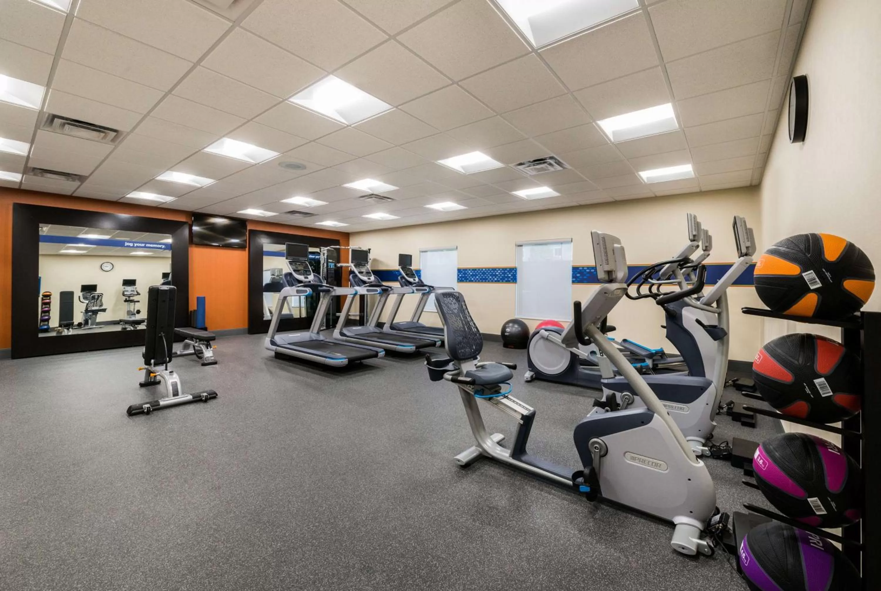 Fitness centre/facilities in Hampton Inn & Suites Wixom/Novi/Detroit, Mi
