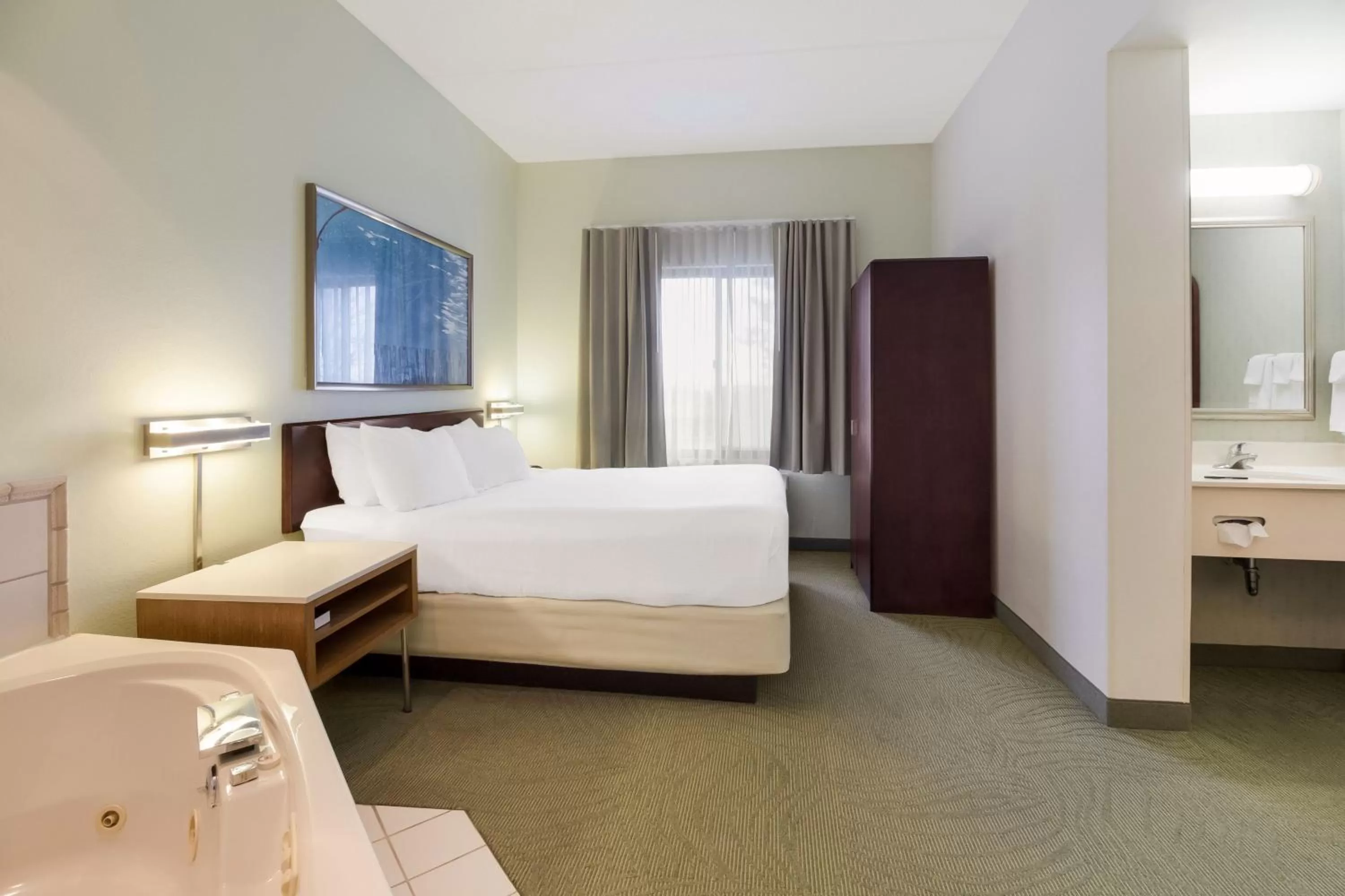 Photo of the whole room, Bed in SpringHill Suites by Marriott Pittsburgh Washington