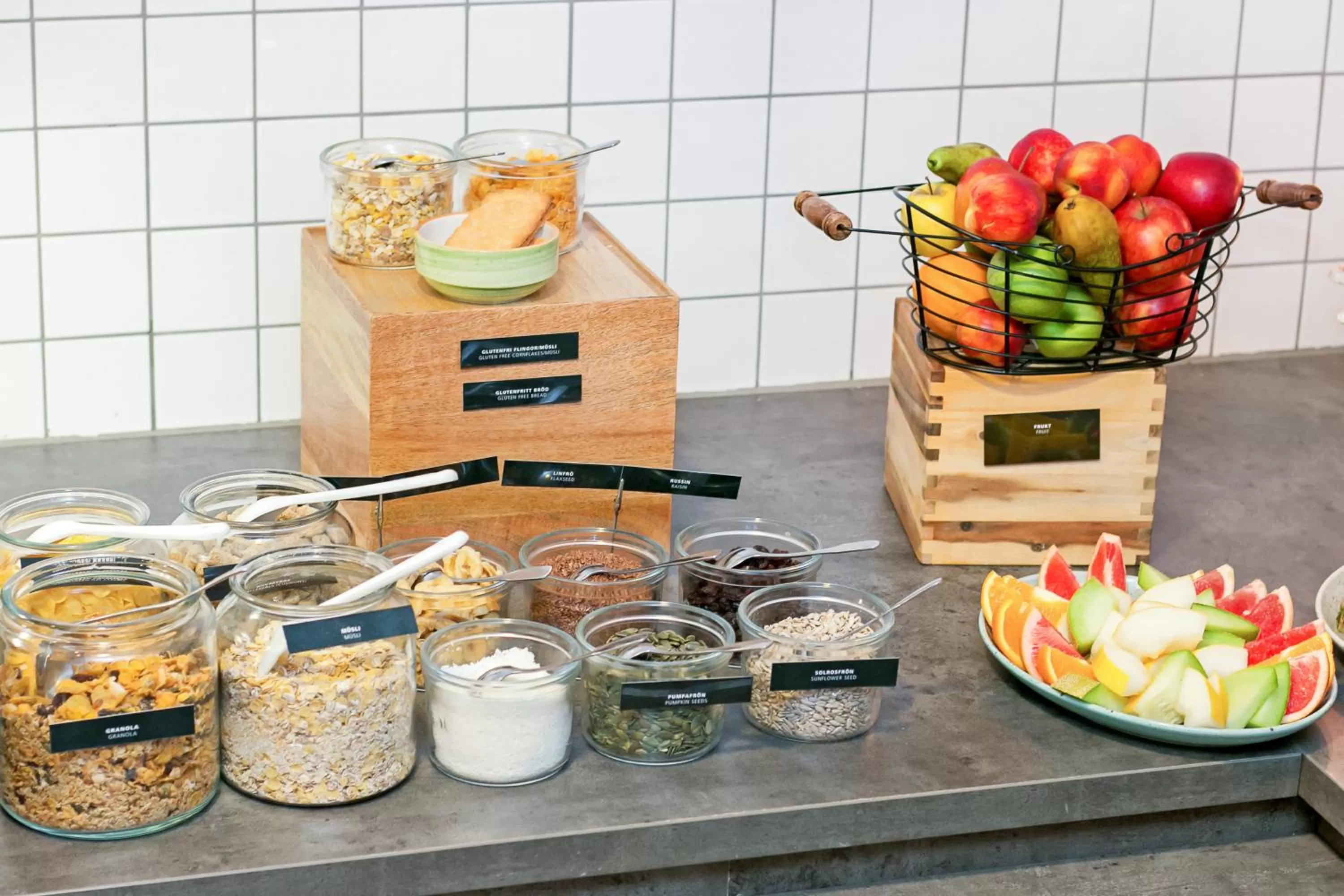 Food close-up in First Hotel Brommaplan