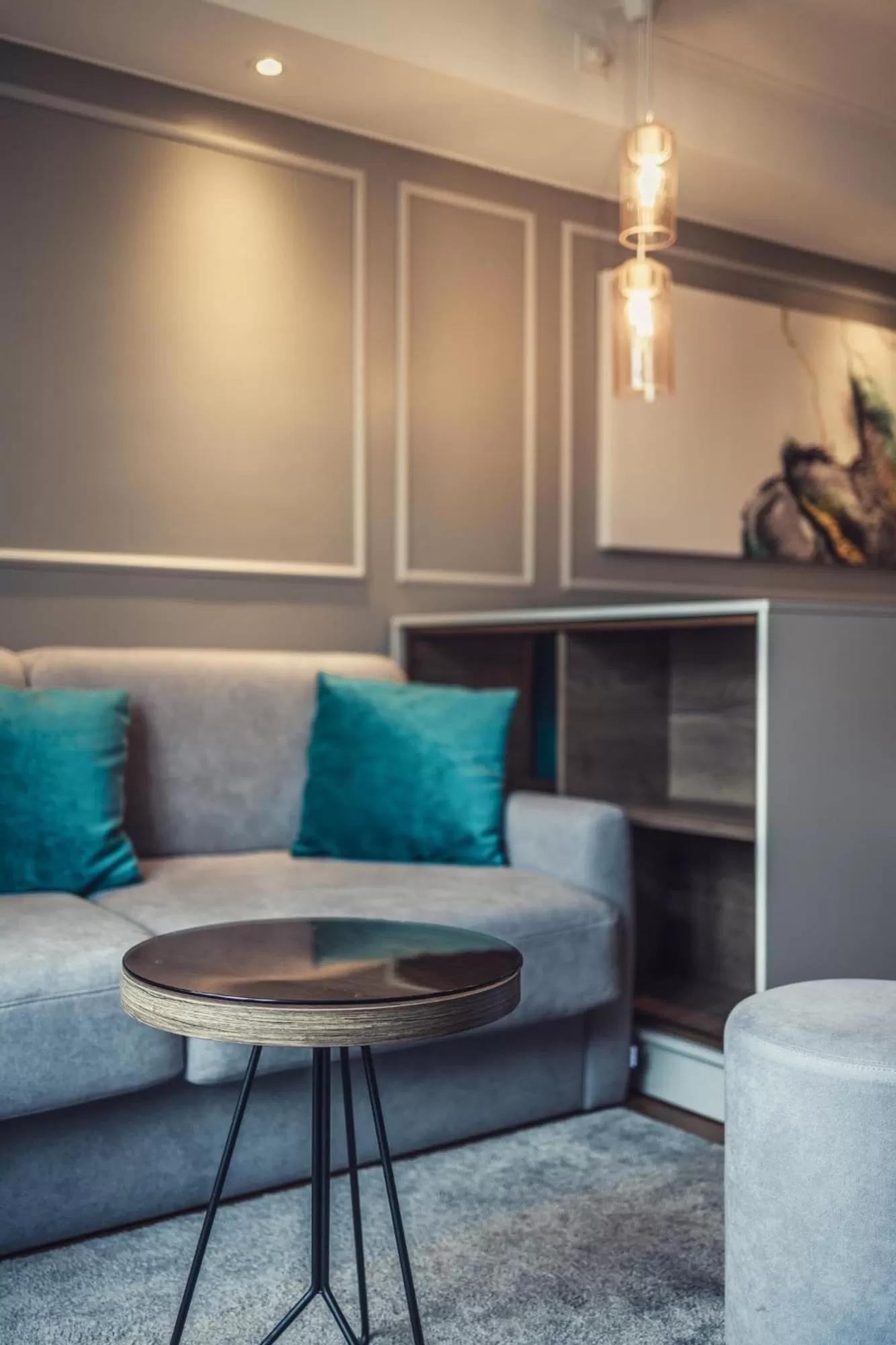 Seating area in Hotel Poseidon