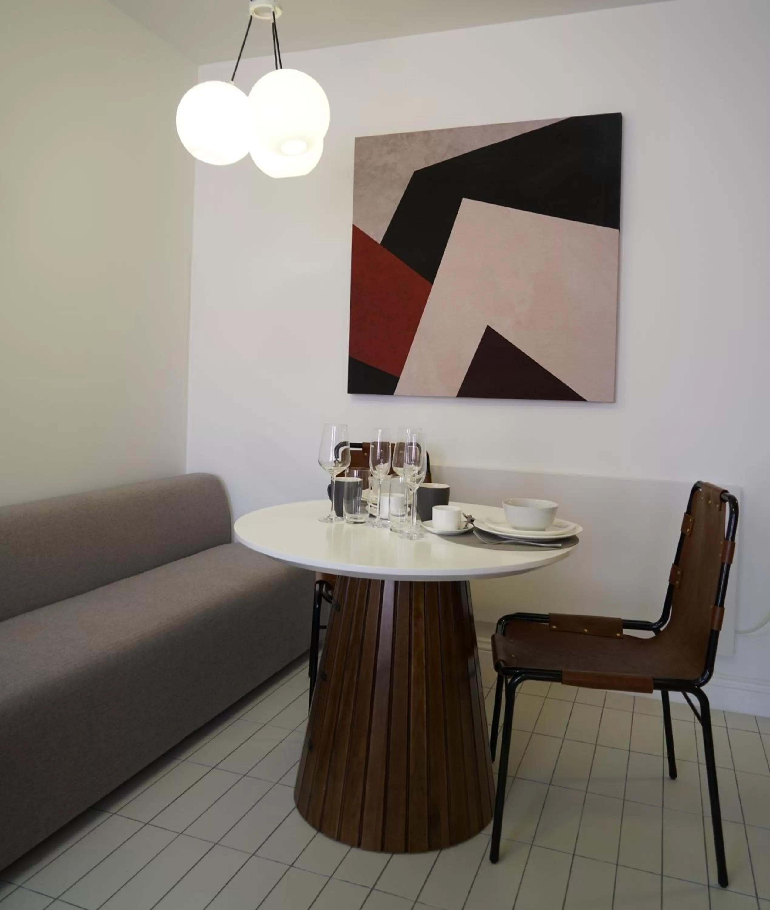 Seating area in Trueman Court Luxury Serviced Apartments