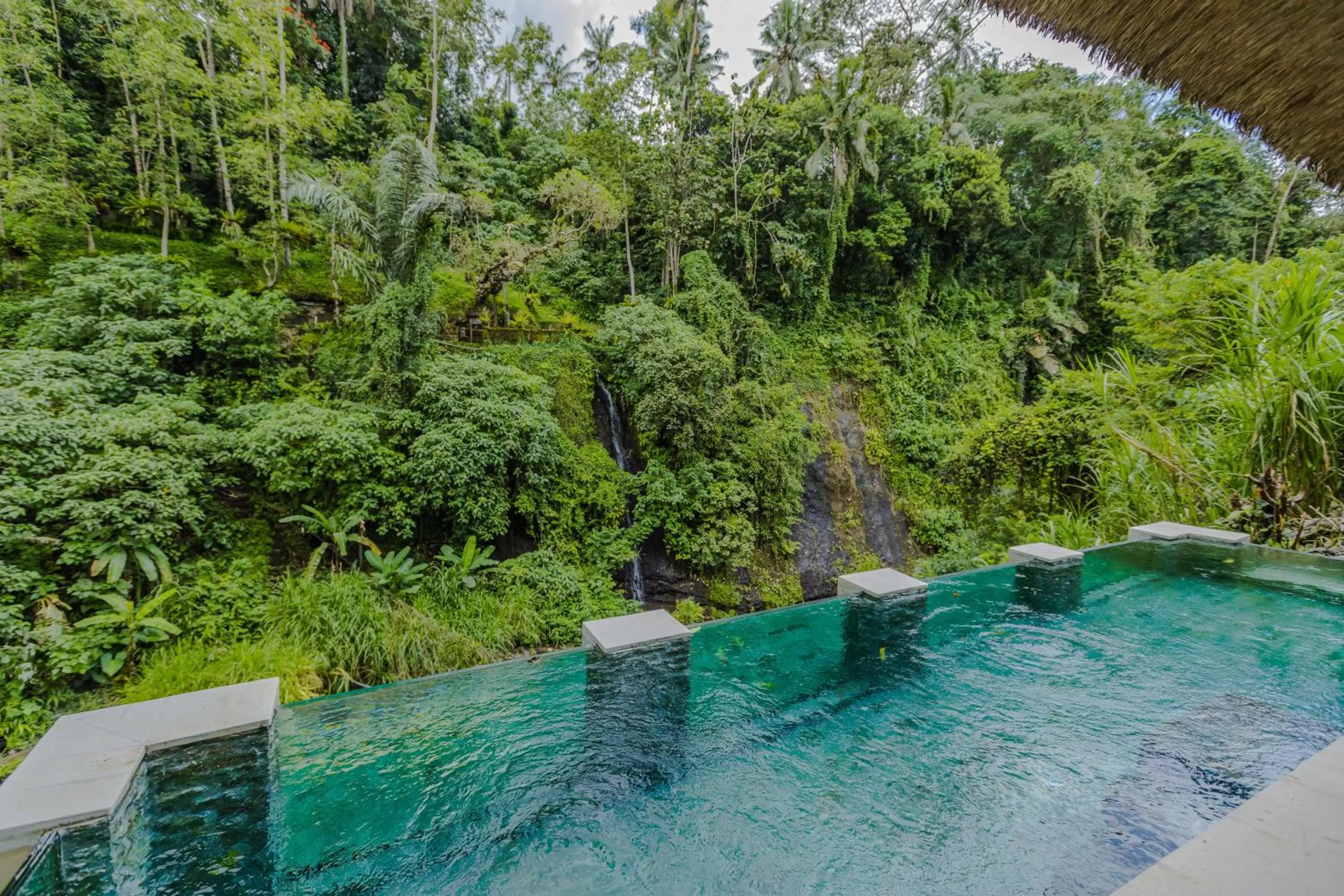 Pool view in Villa Cella Bella Ubud