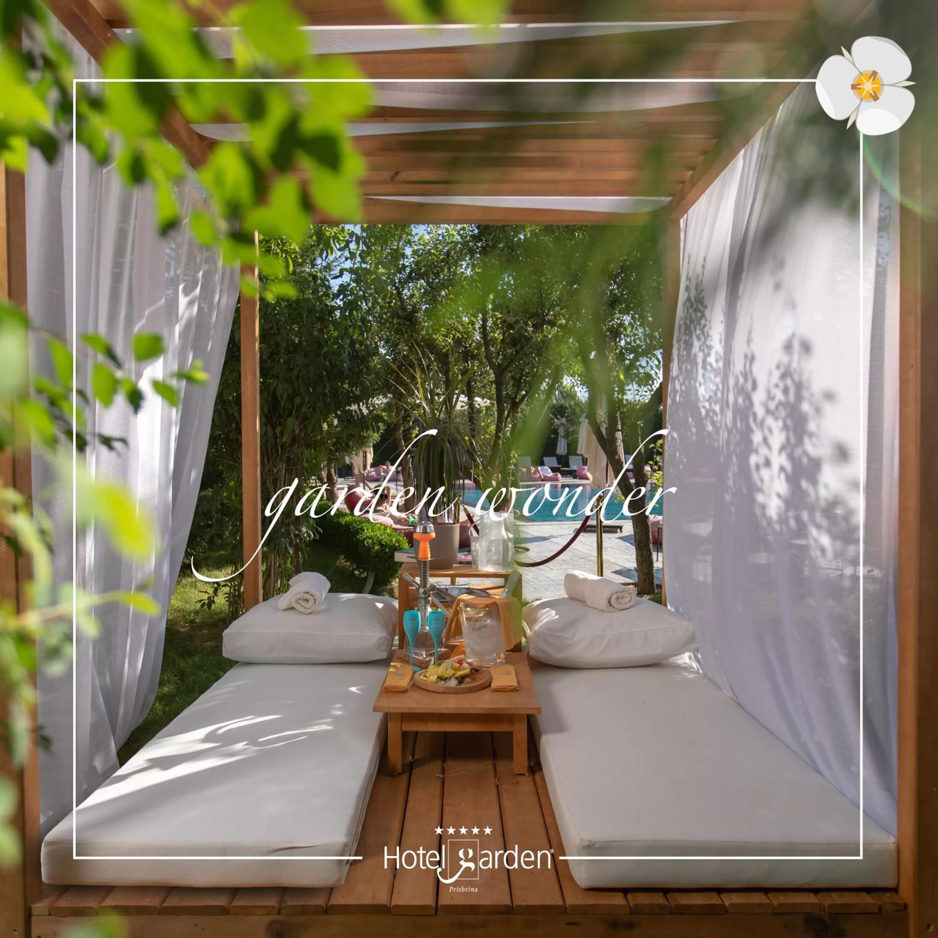 Patio in Hotel Garden