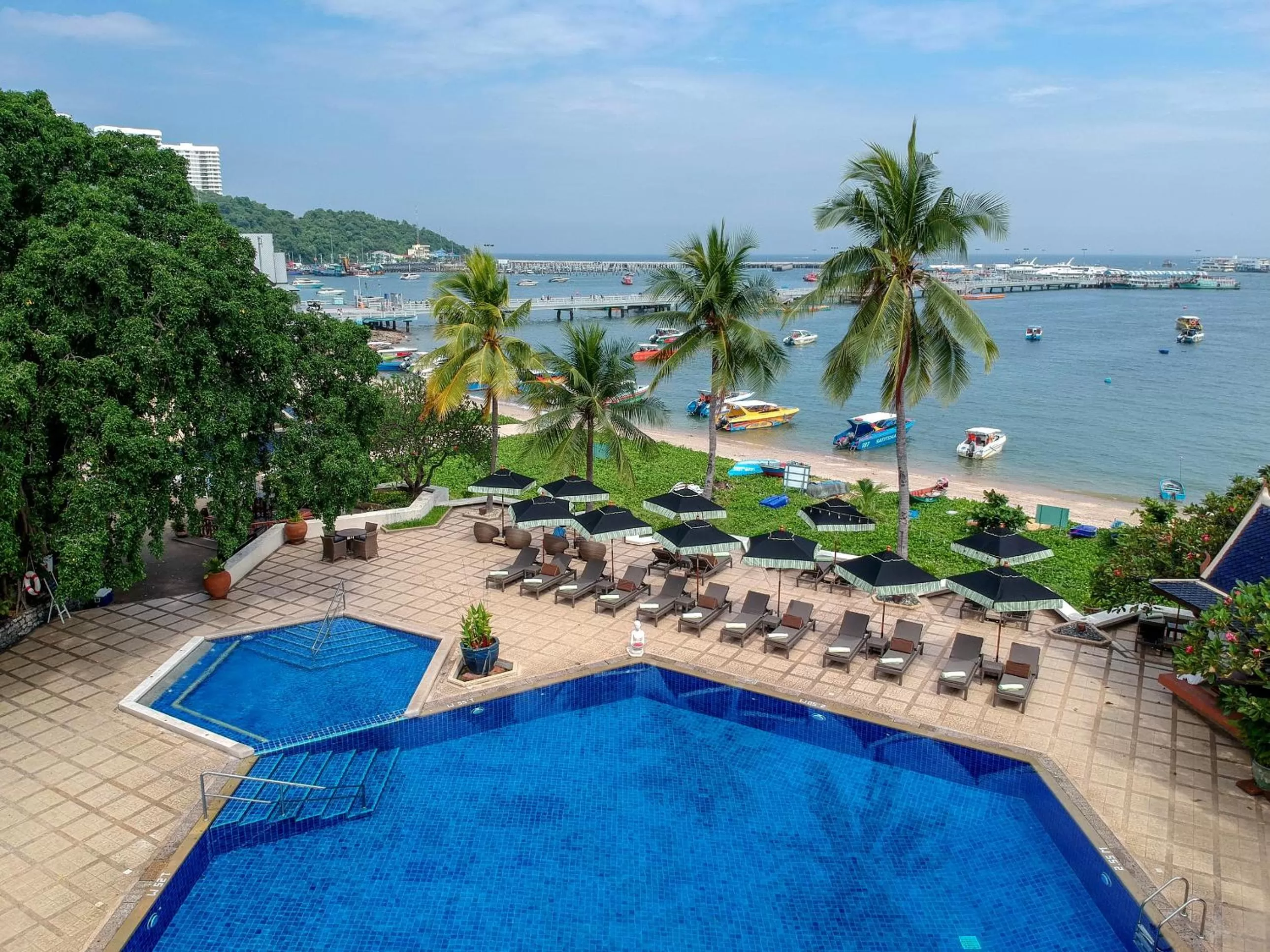 Bird's eye view in Siam Bayshore Resort Pattaya