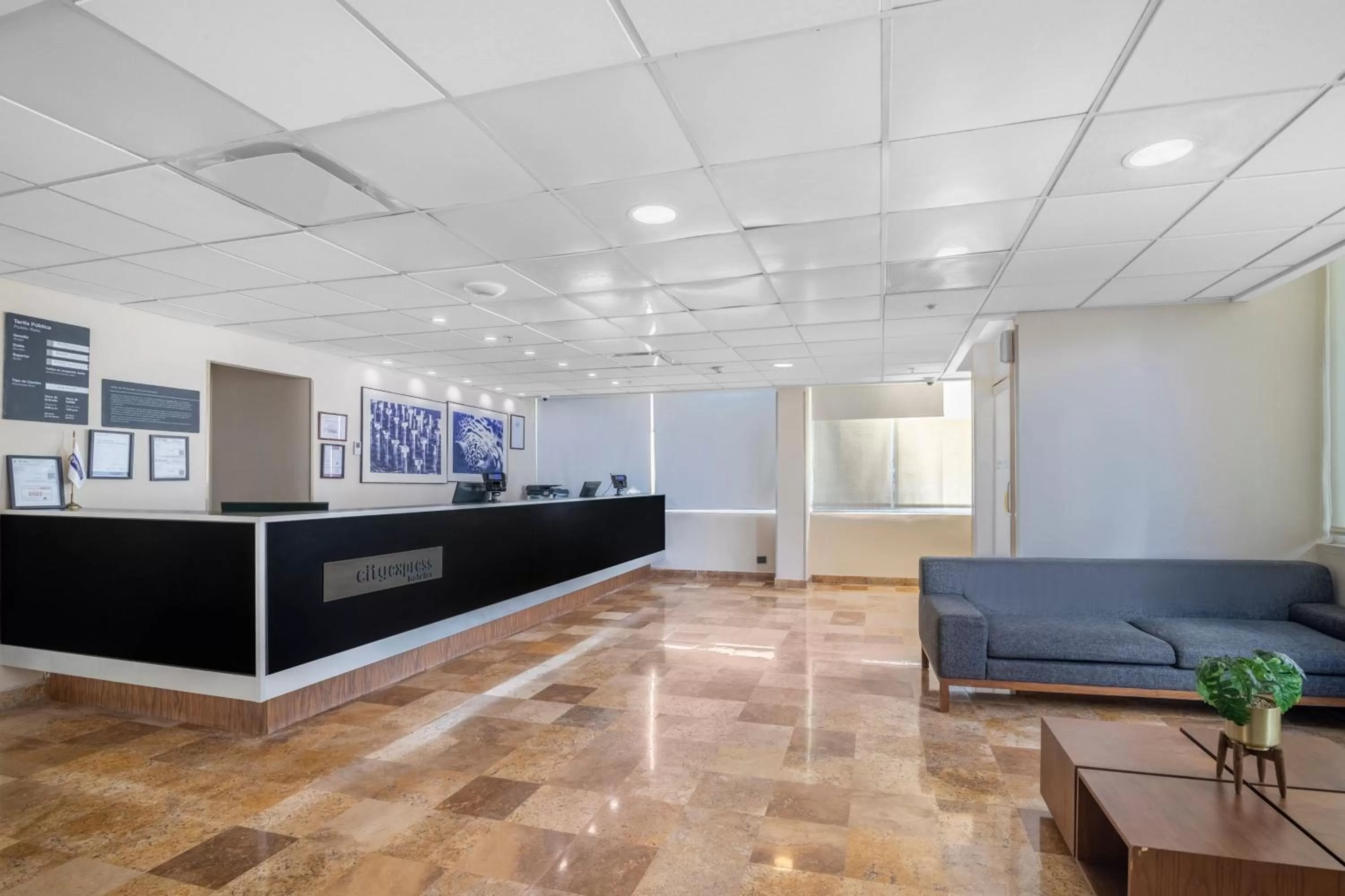 Lobby or reception in City Express by Marriott Cancun