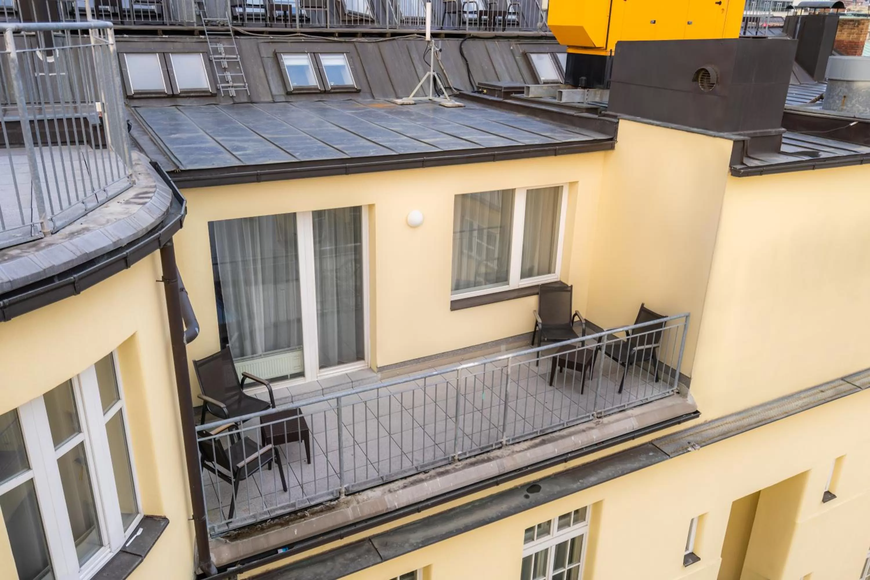 Balcony/Terrace in EA ApartHotel Melantrich