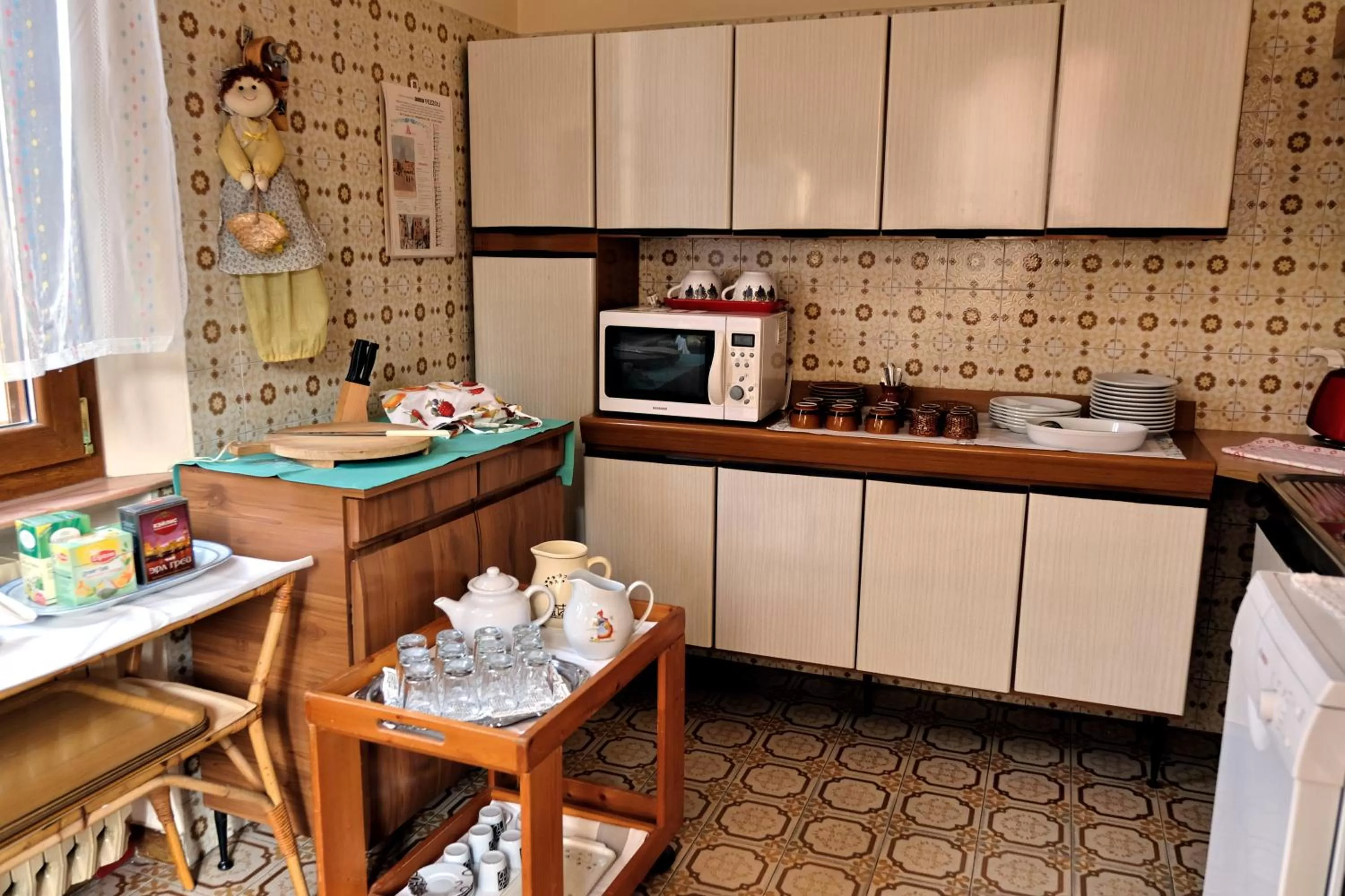 Kitchen or kitchenette in B&B "Il Cantastorie" Casa Molinari-Boldrini - Room & breakfast