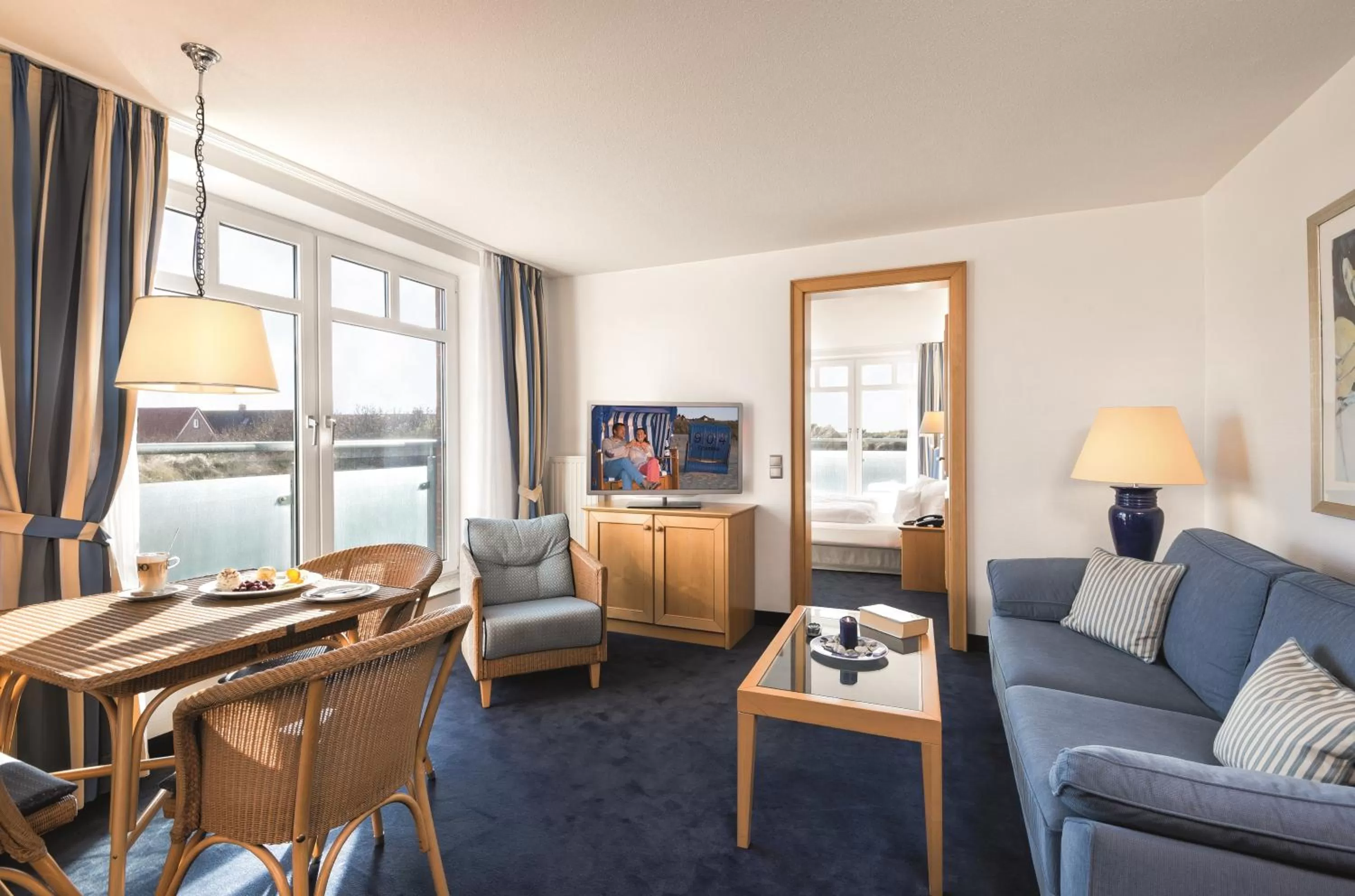 Living room in Strandhotel Juister Hof