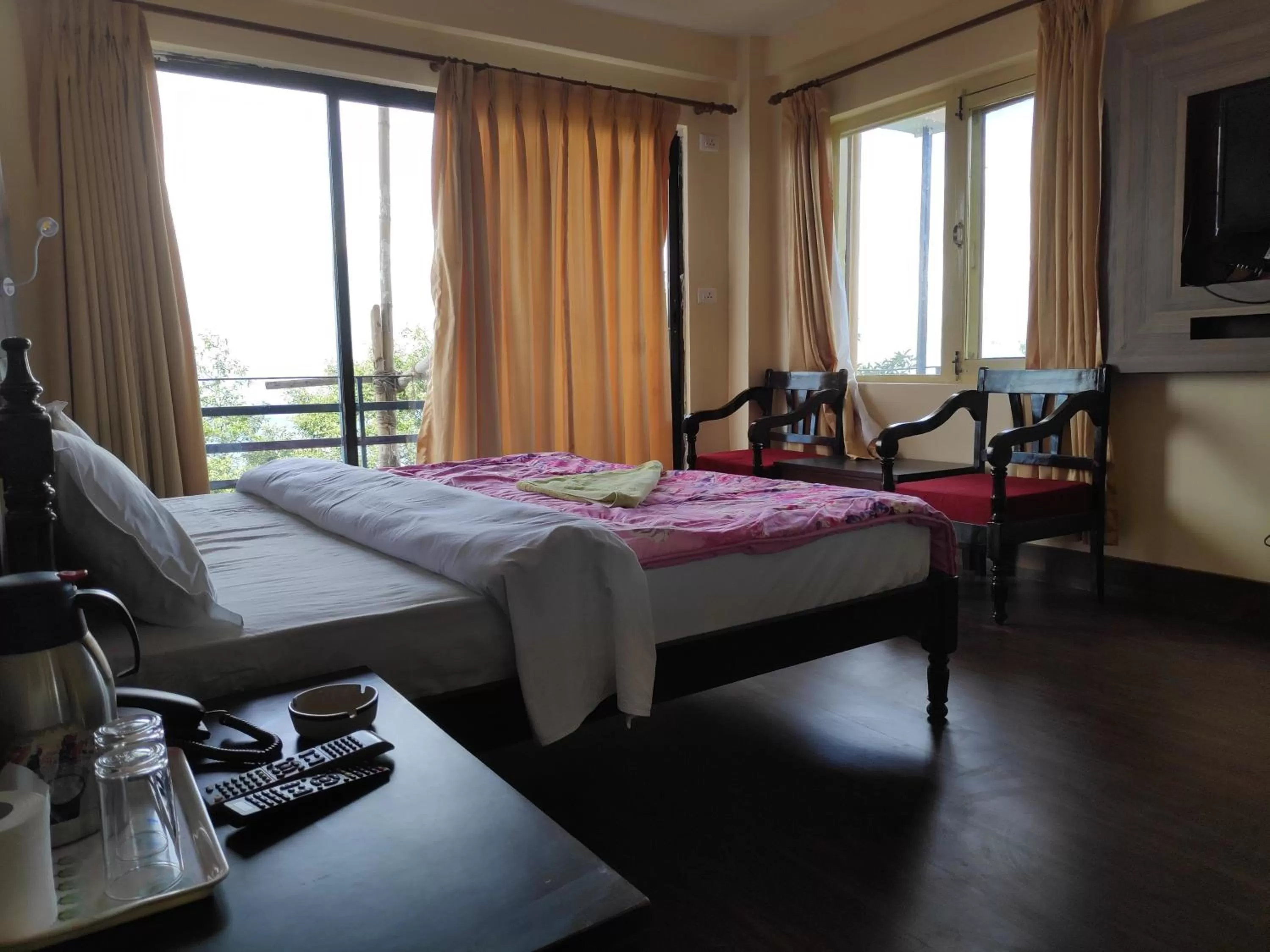 Photo of the whole room, Bed in Hotel Green Valley Nagarkot
