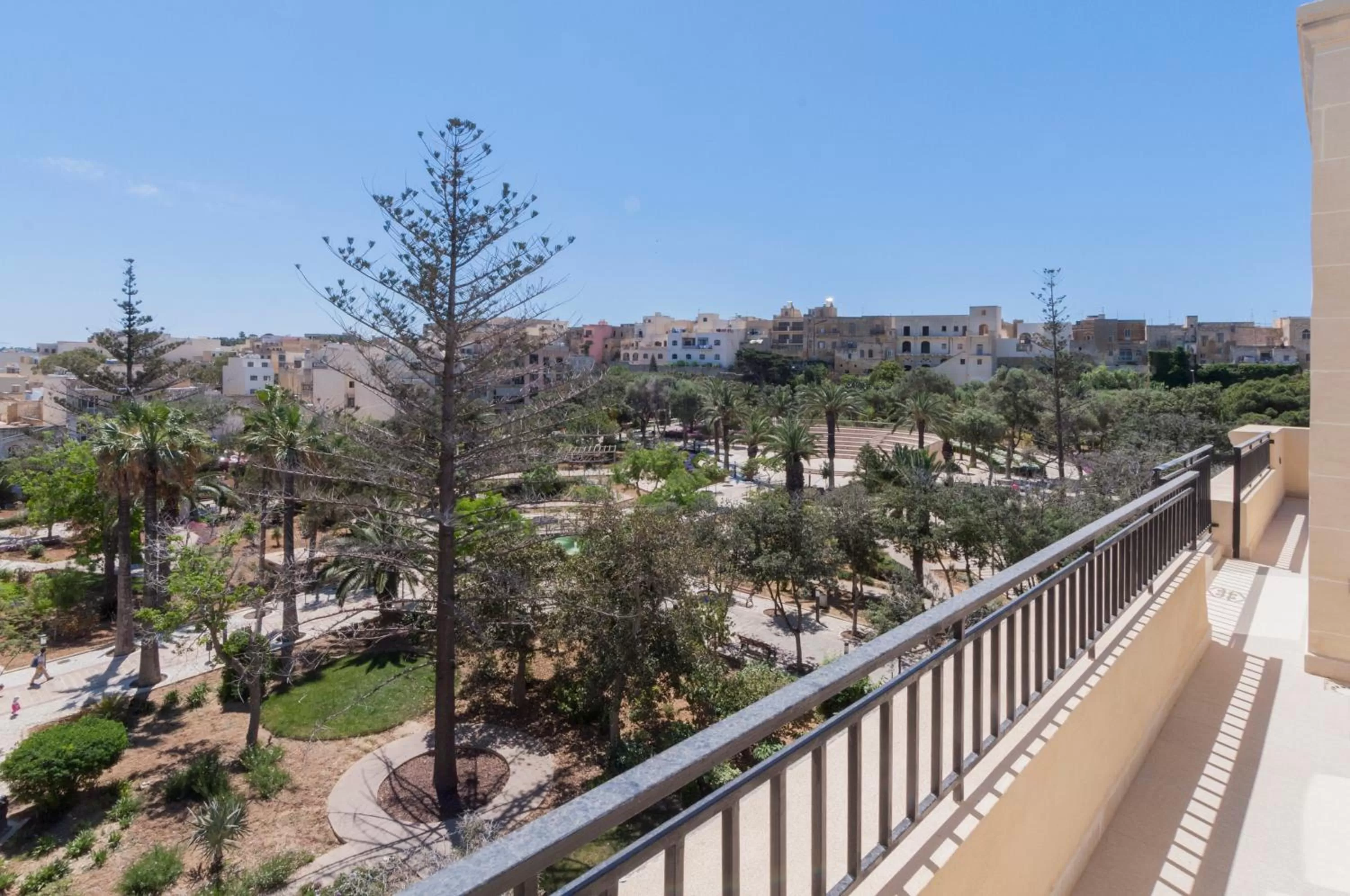 Garden view in The Duke Boutique Hotel