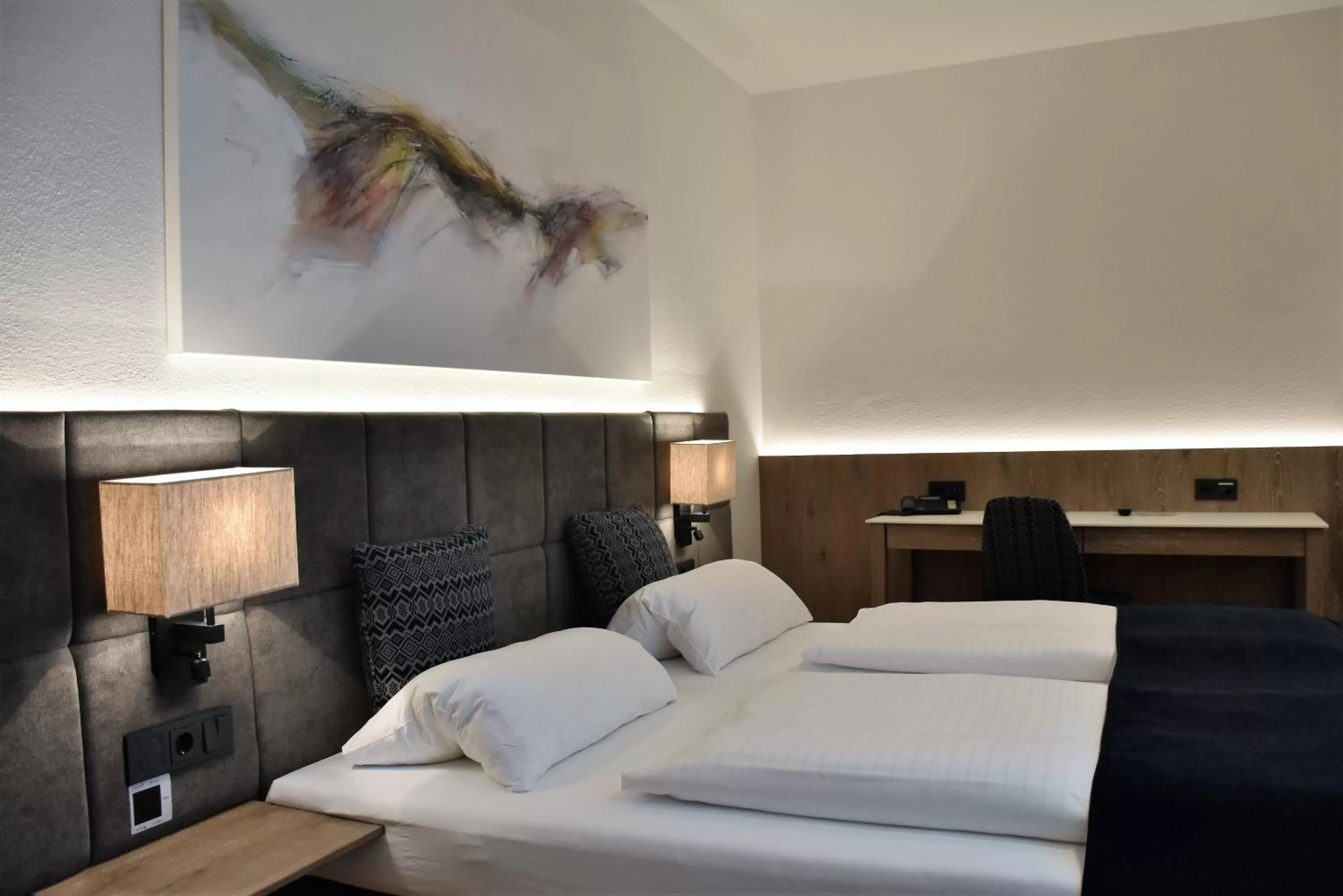 Bed in Schüdlbauer´s Hotel-Restaurant-Bar