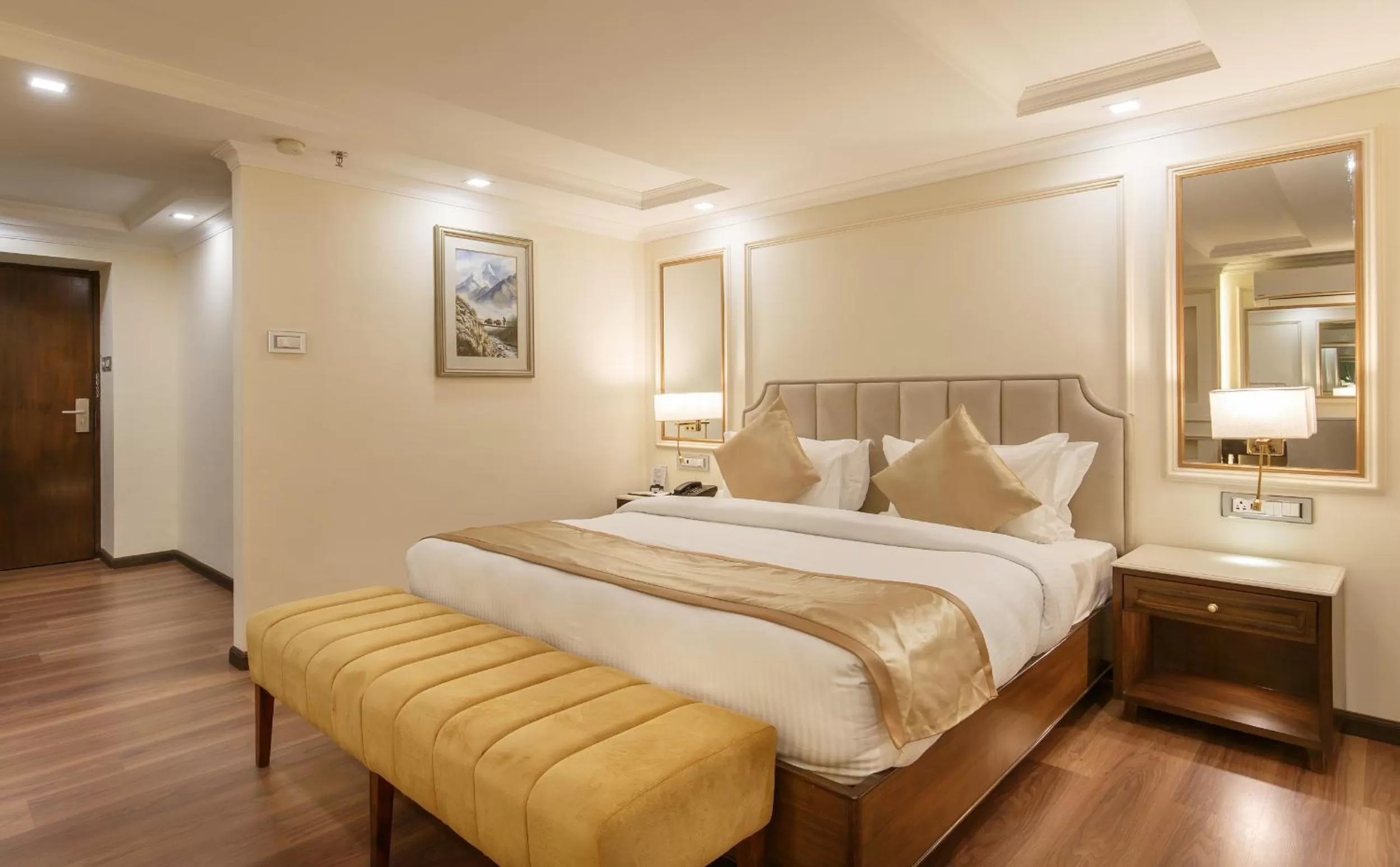 Bedroom, Bed in Hotel Shanker-Palatial Heritage Kathmandu