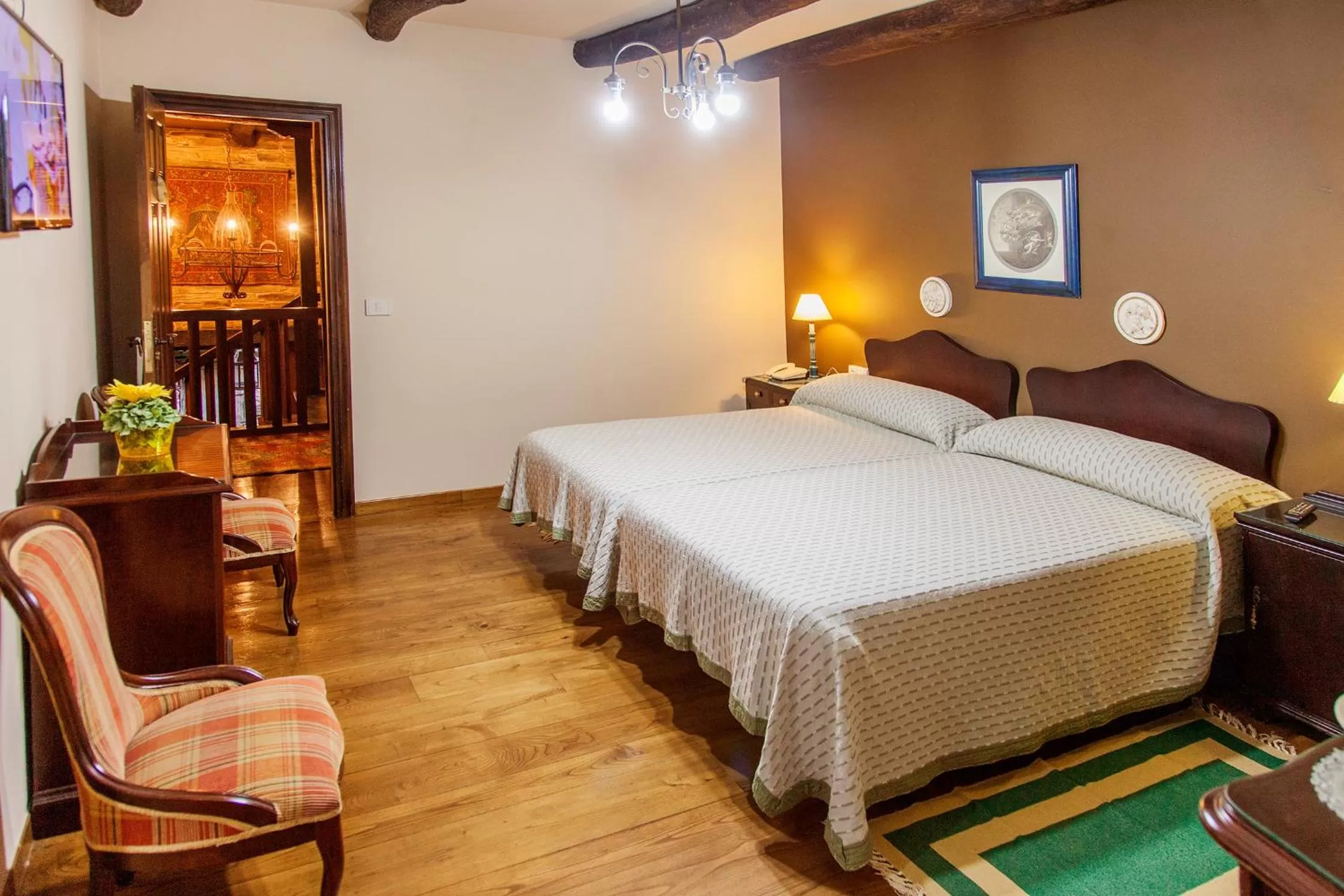 Decorative detail, Bed in Hotel Casa de Díaz