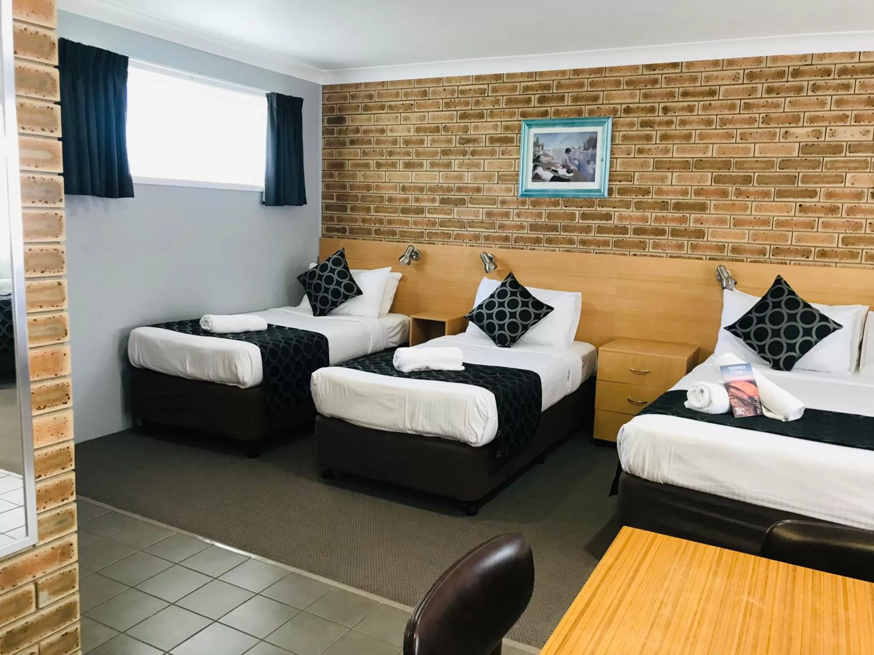 Bed in Jumbuck Motor Inn