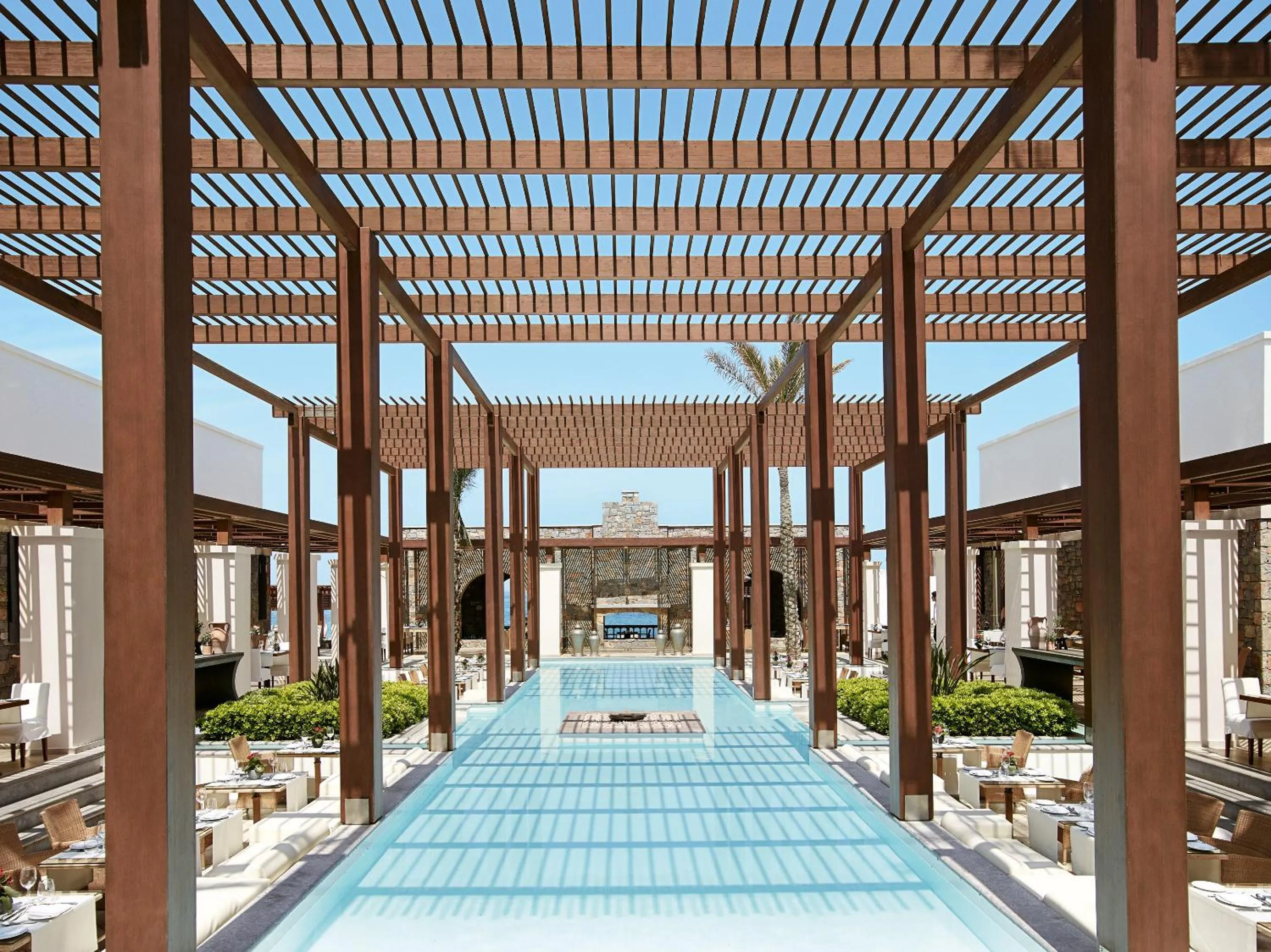 Swimming pool in Amirandes, A Grecotel Resort to Live