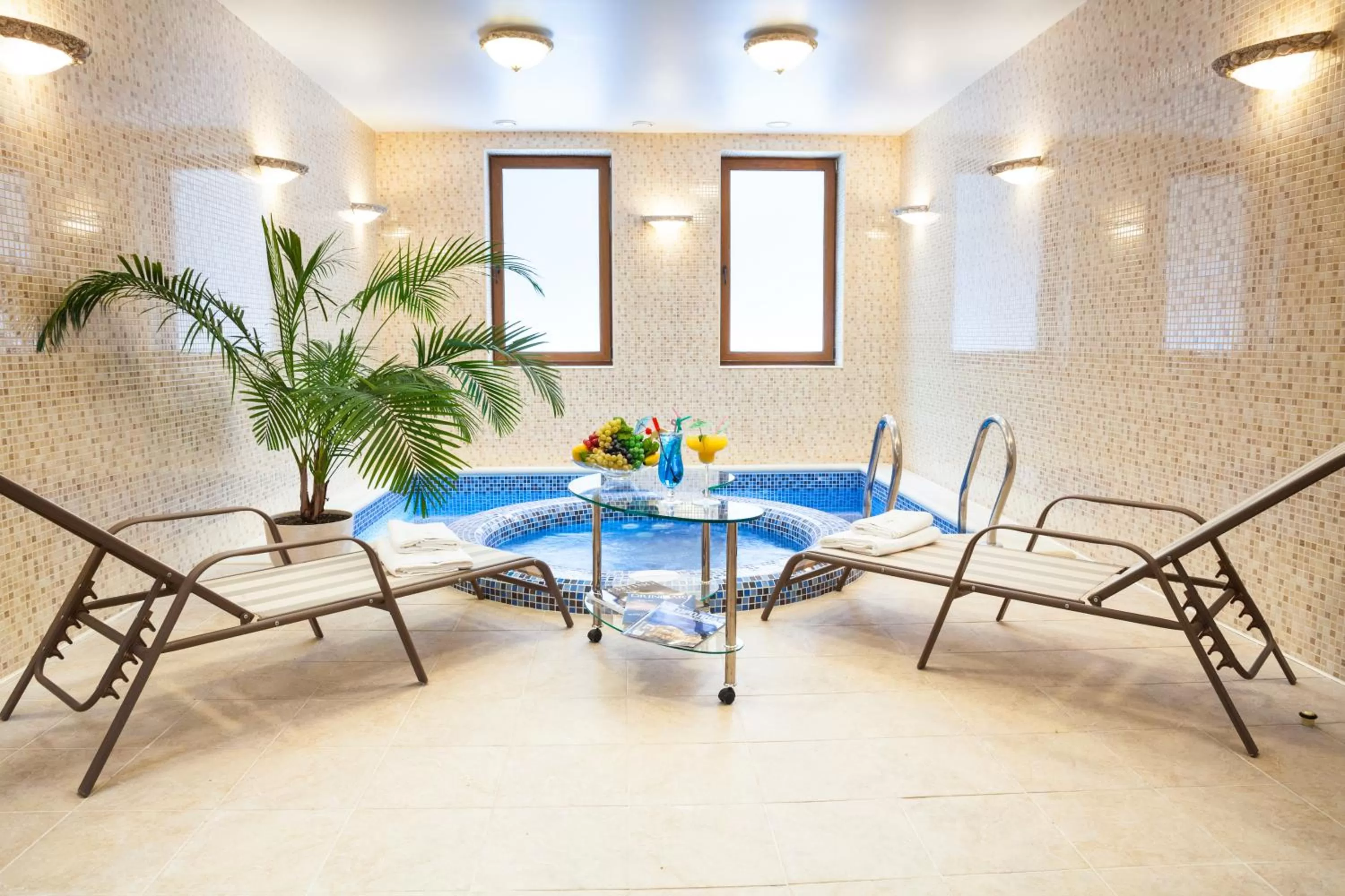 Sauna in ONOVO Dendra Hotel