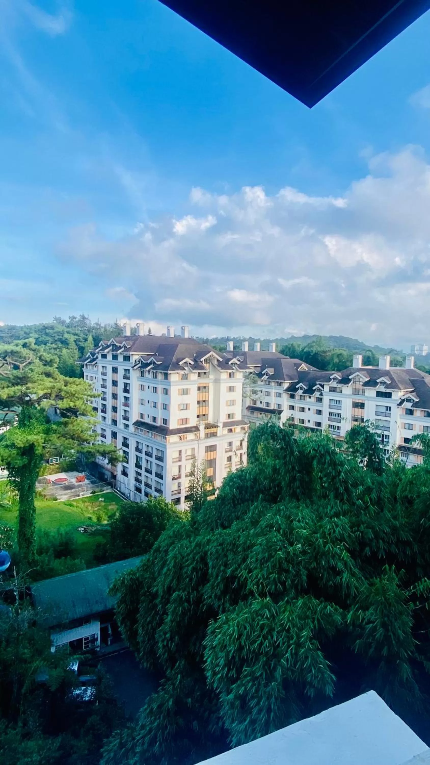 Balcony/Terrace in Luxury Suites at Brenthill Baguio City