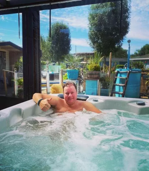 Hot Tub in Naturistenlogement Wellness & Beauty