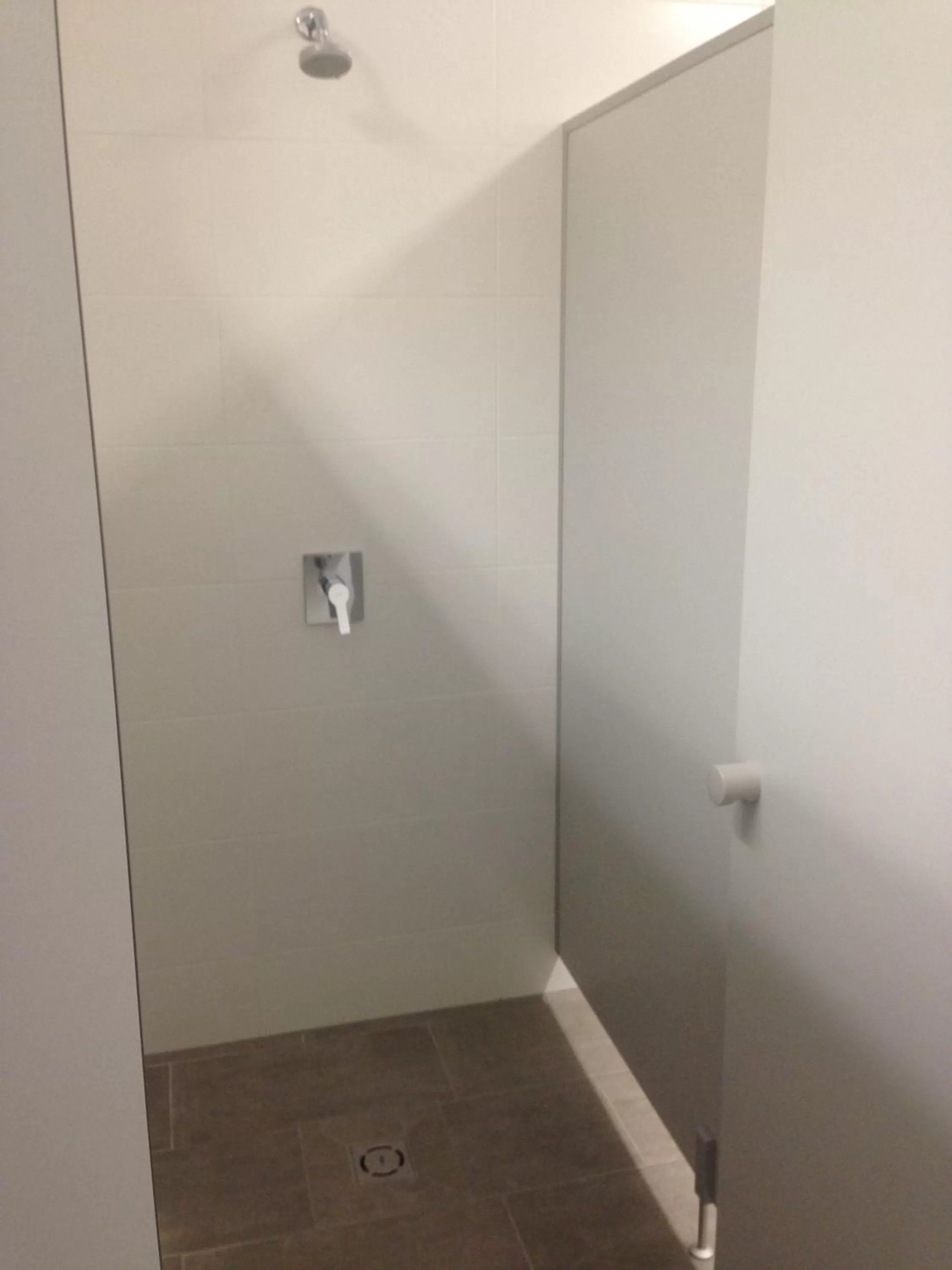 Shower in Montagehotel Bed & Steel