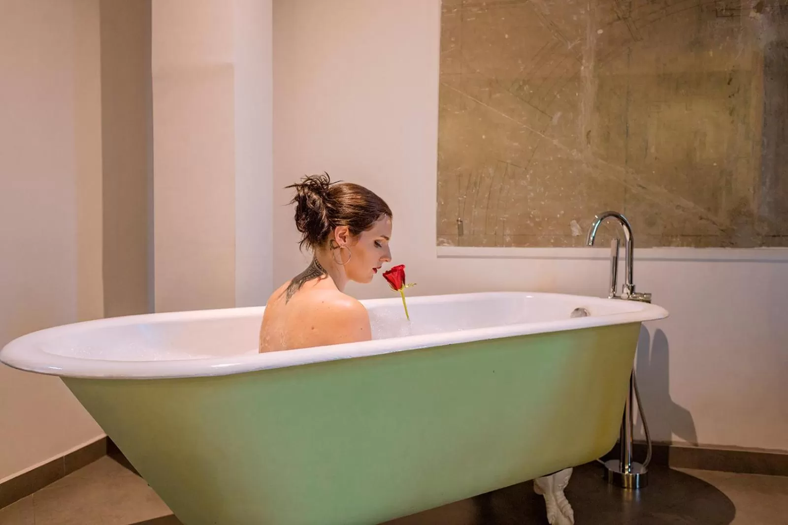 Open Air Bath in Boutique Hotel in Quito Hotel Casona 1914