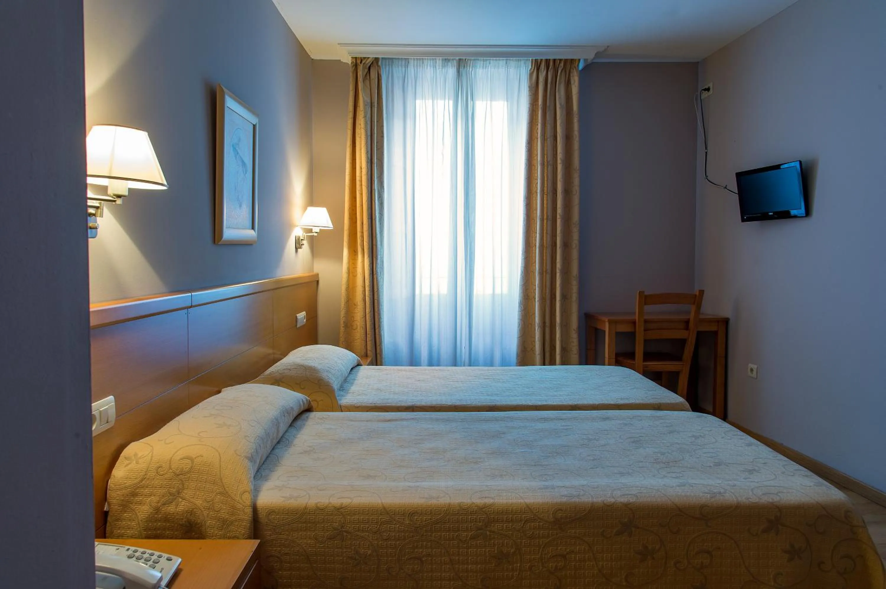 Bed in Hotel Castilla