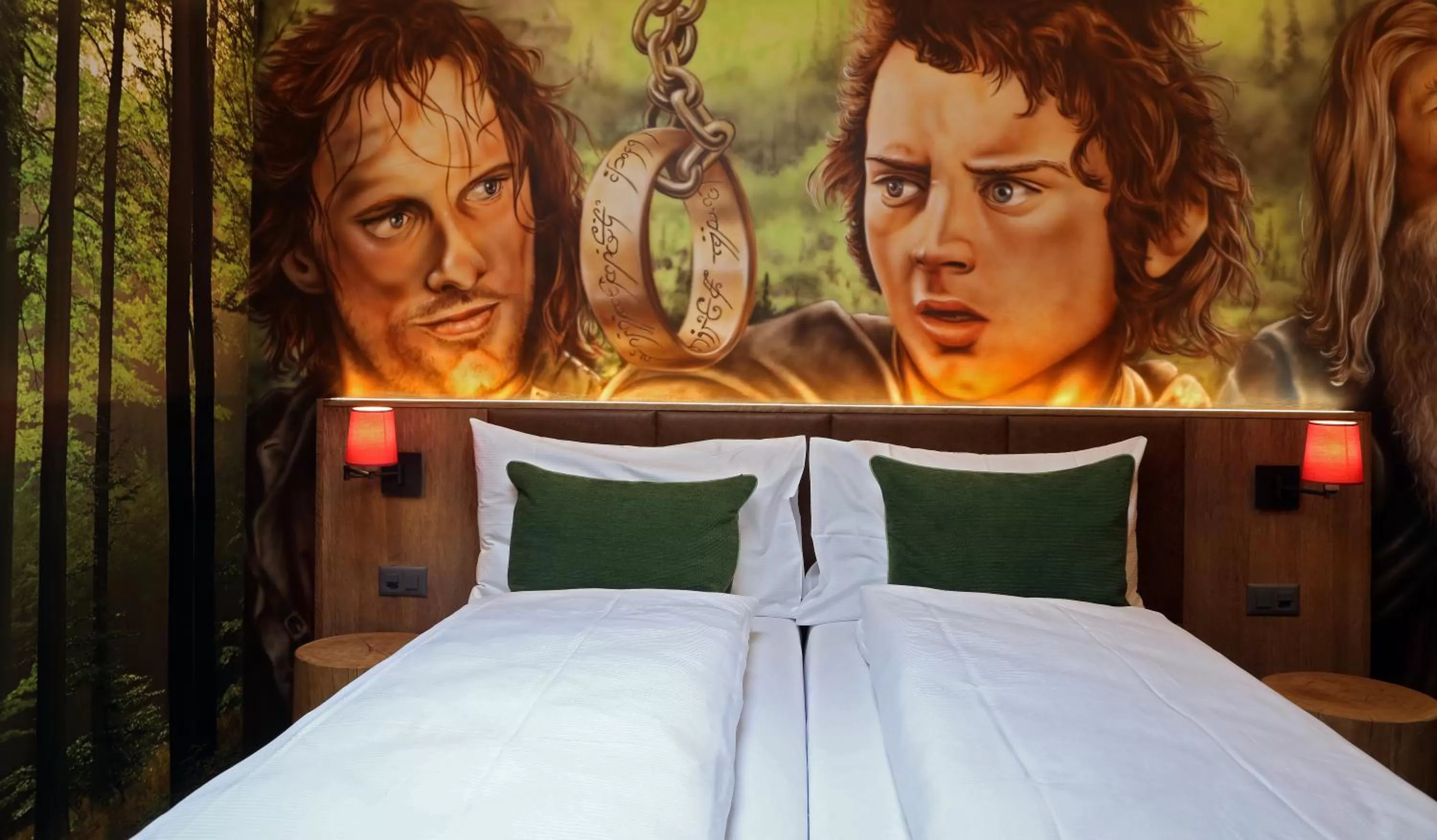 Bed in Hotel Cinema 8