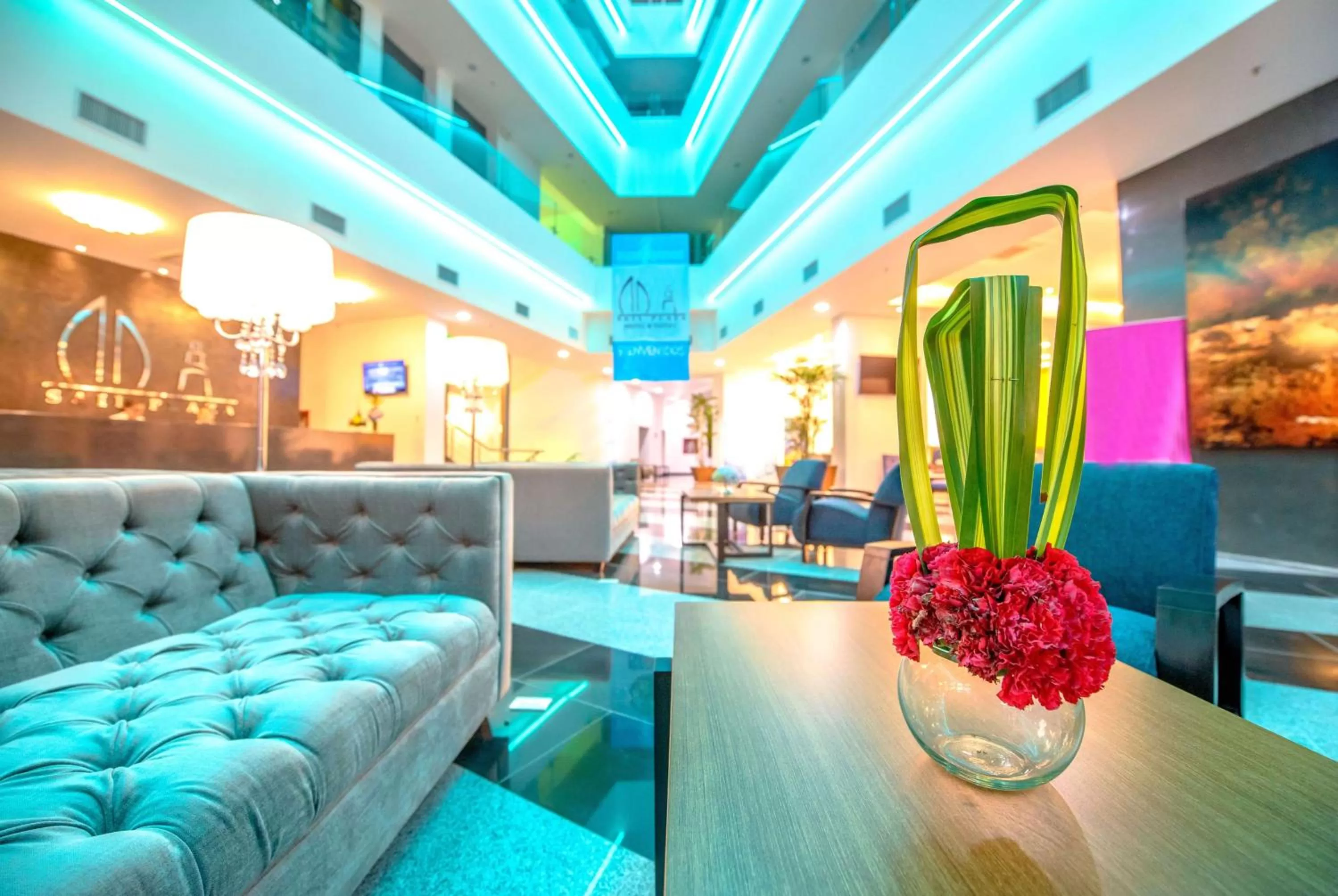 Lobby or reception in Wyndham Manta Sail Plaza Hotel and Convention Center