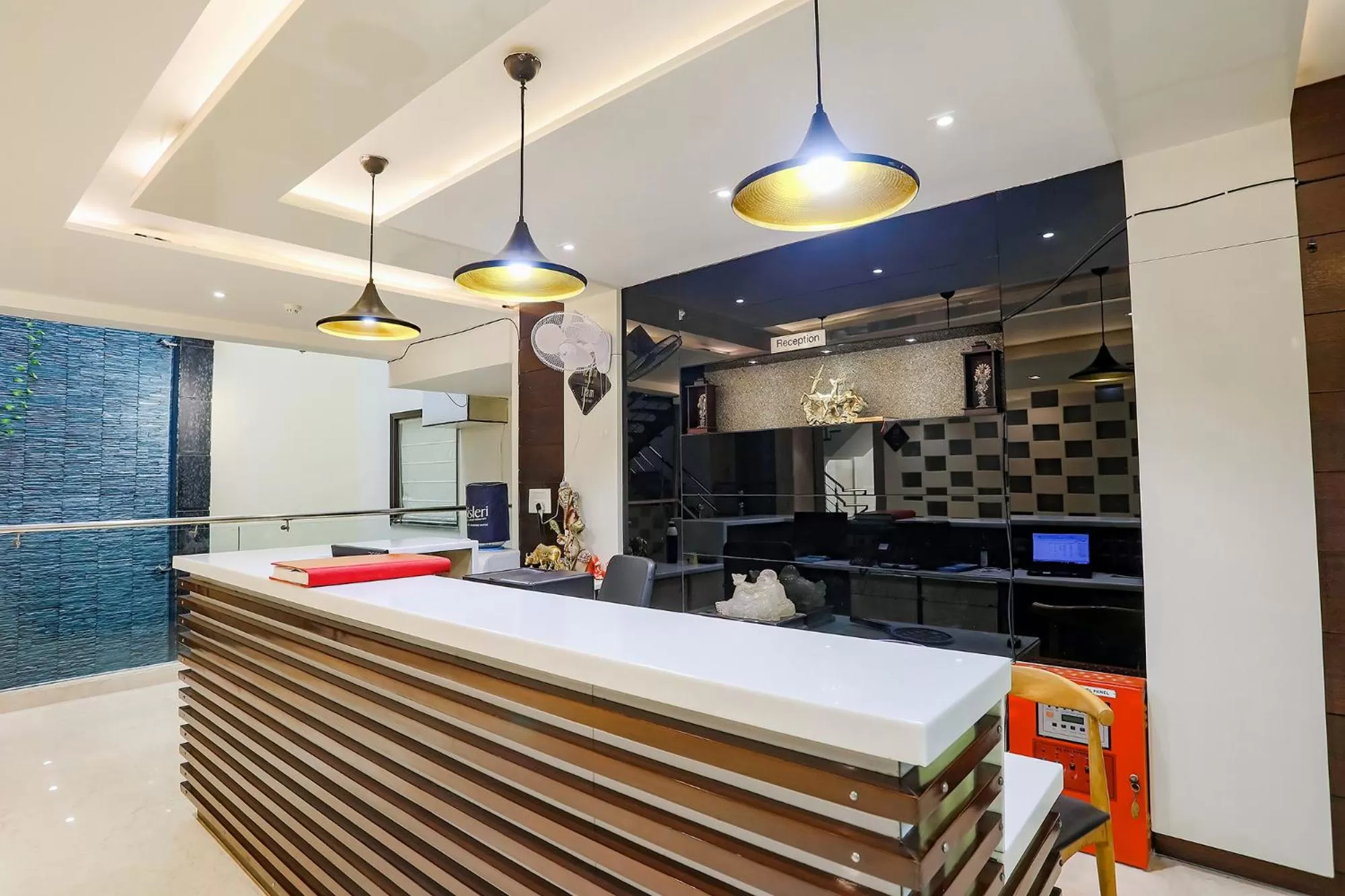 Lobby or reception in FabHotel Grand Stay