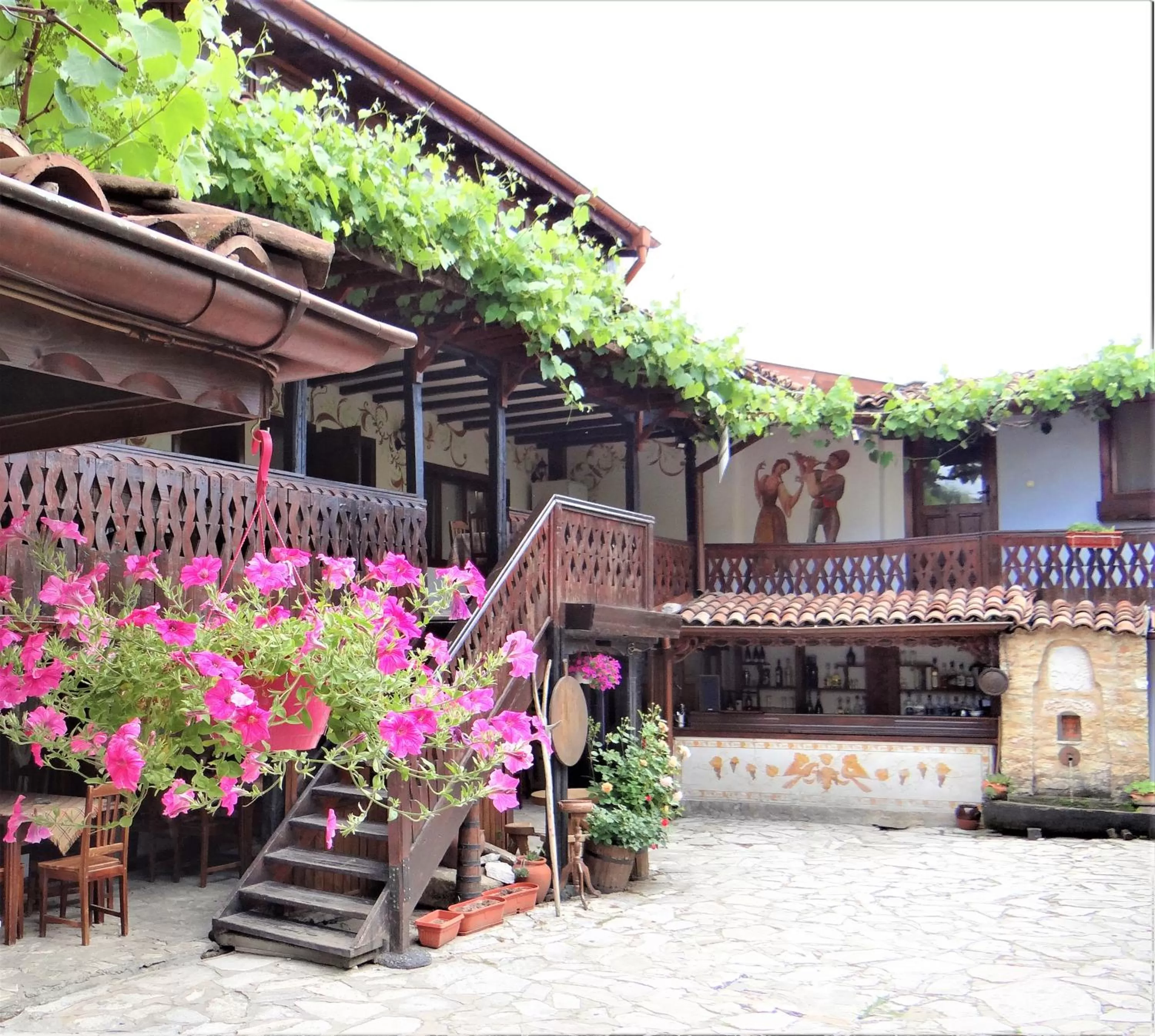 Garden view, Property Building in The Old House Family Hotel