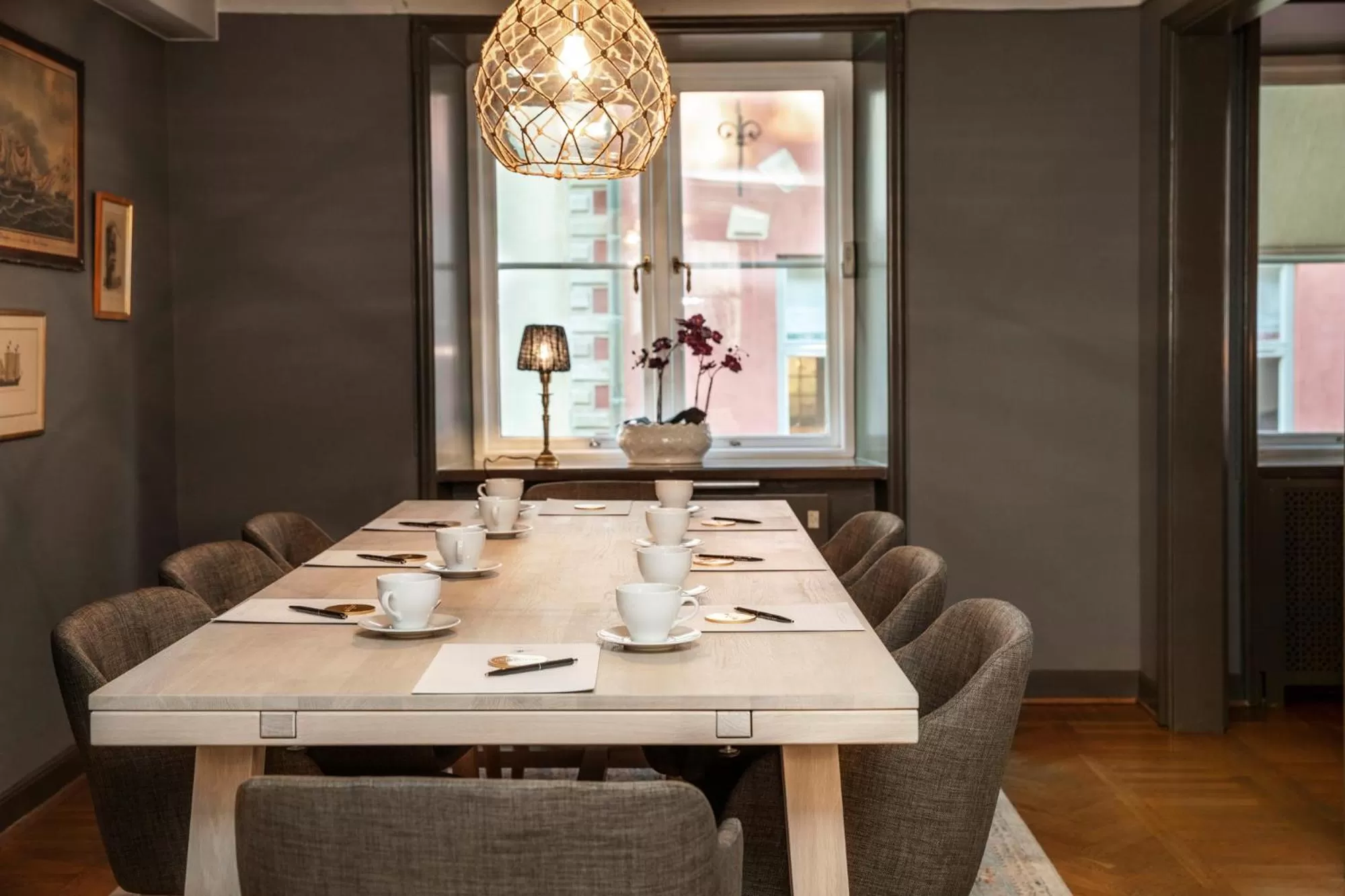 Dining area in Victory Apartments