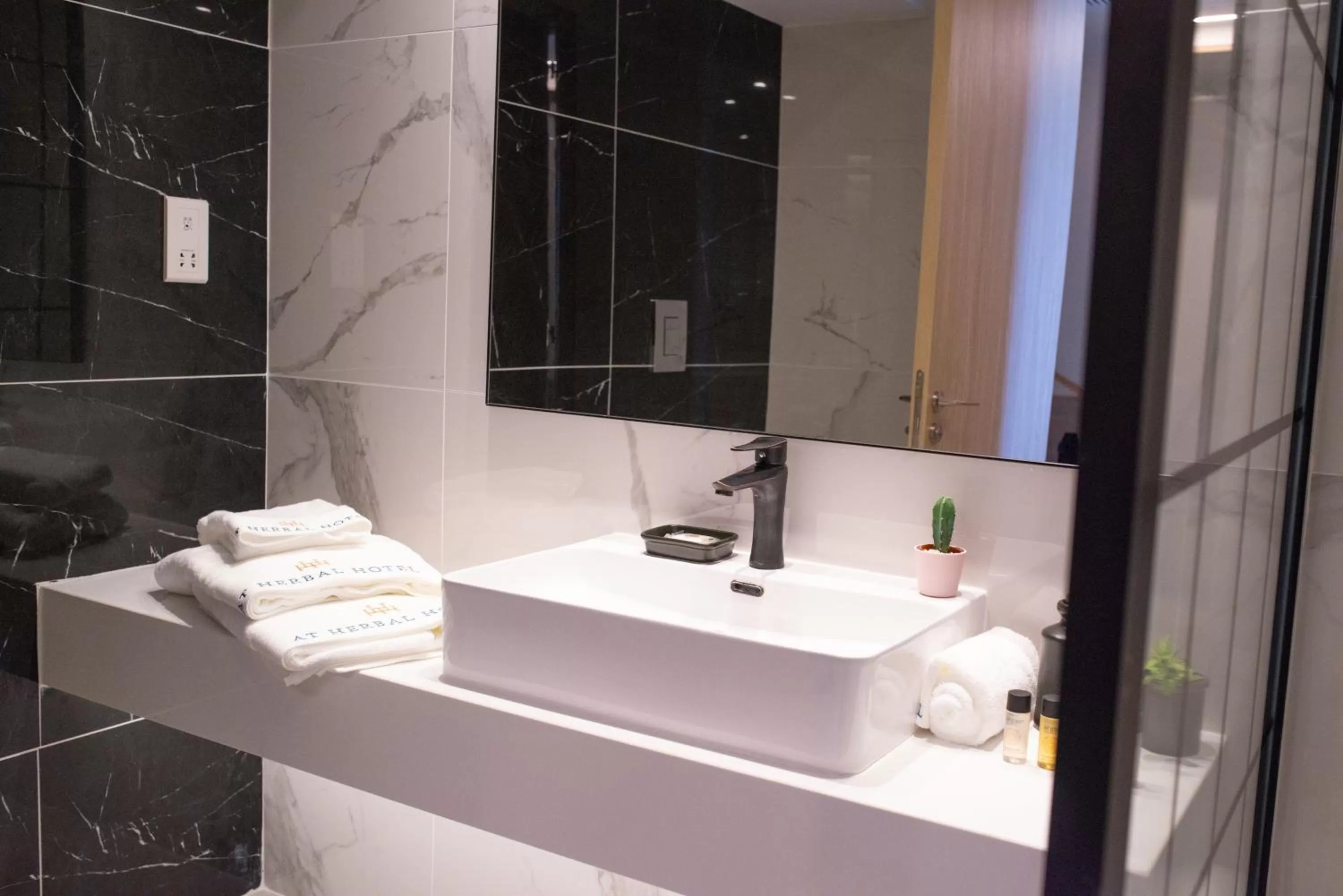 Bathroom in At Herbal Boutique Hotel & Spa