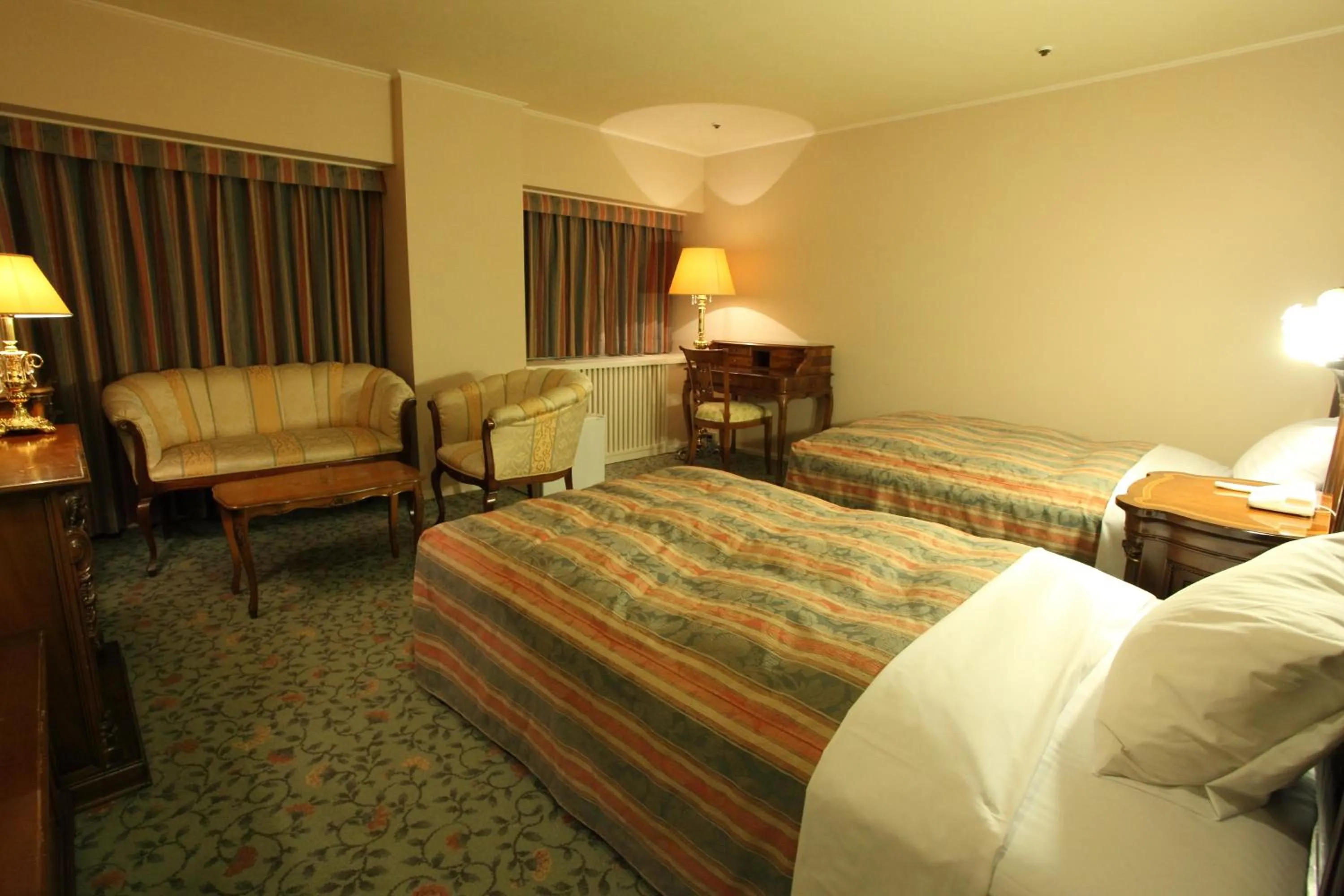 Photo of the whole room, Bed in Hirosaki Park Hotel