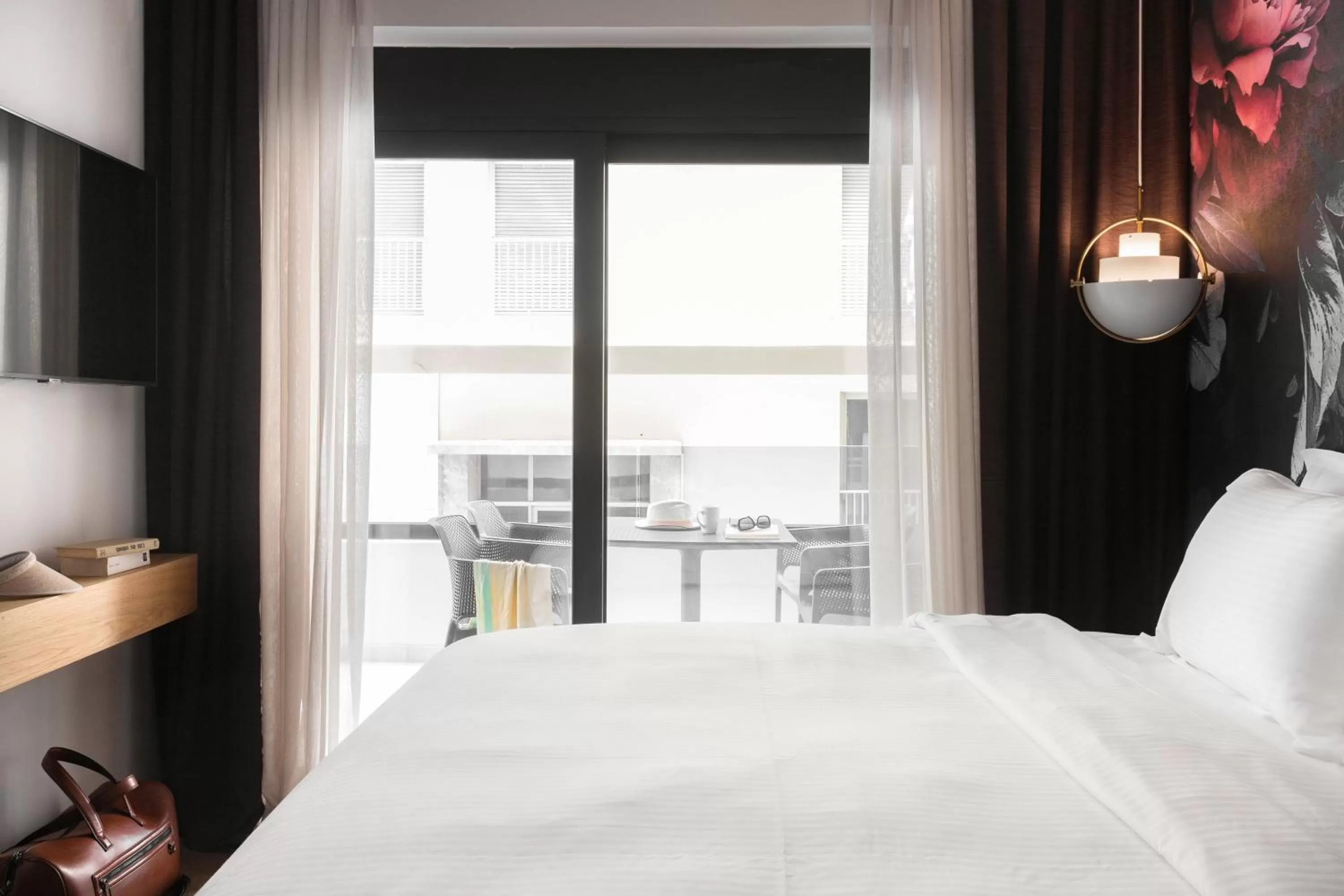 Bed in LUX&EASY Athens Downtown Apartments