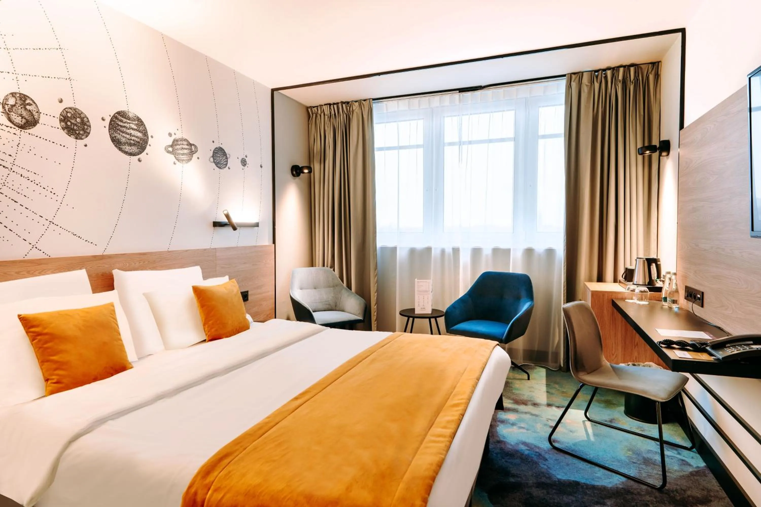 Bed in Hotel Mercure Toruń Centrum