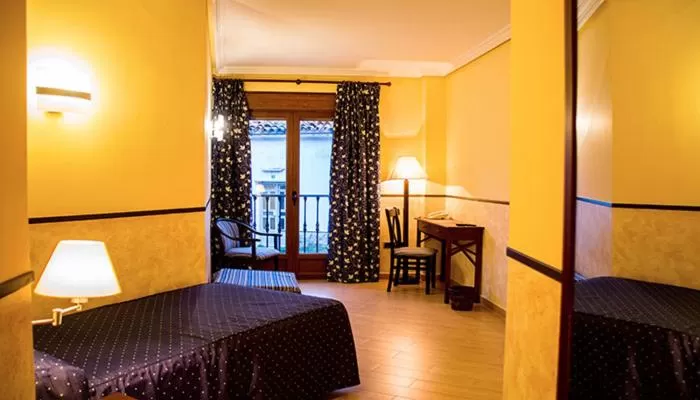 Bed in Hotel Rural El Jardin