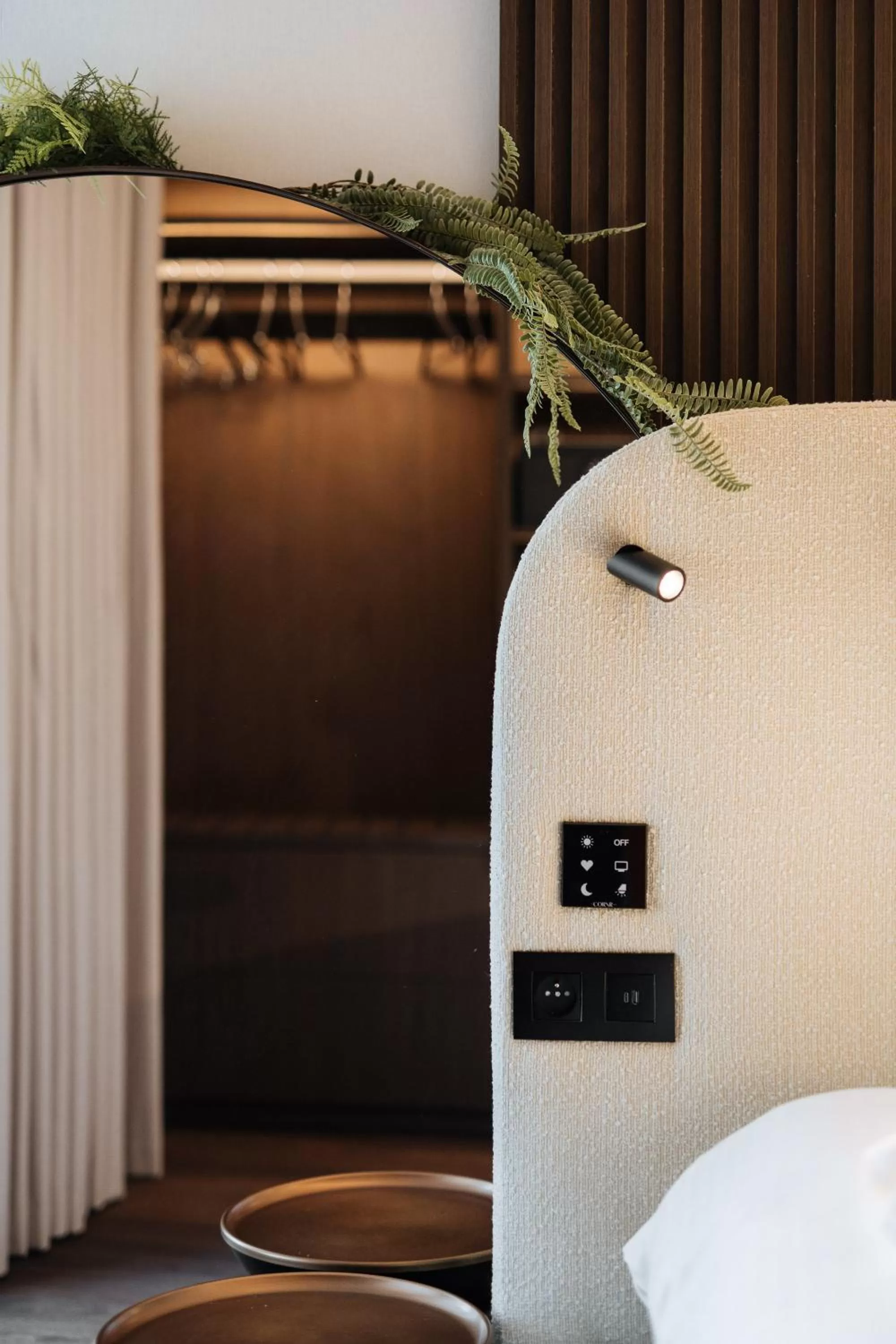 Decorative detail in The CORNR Hotel