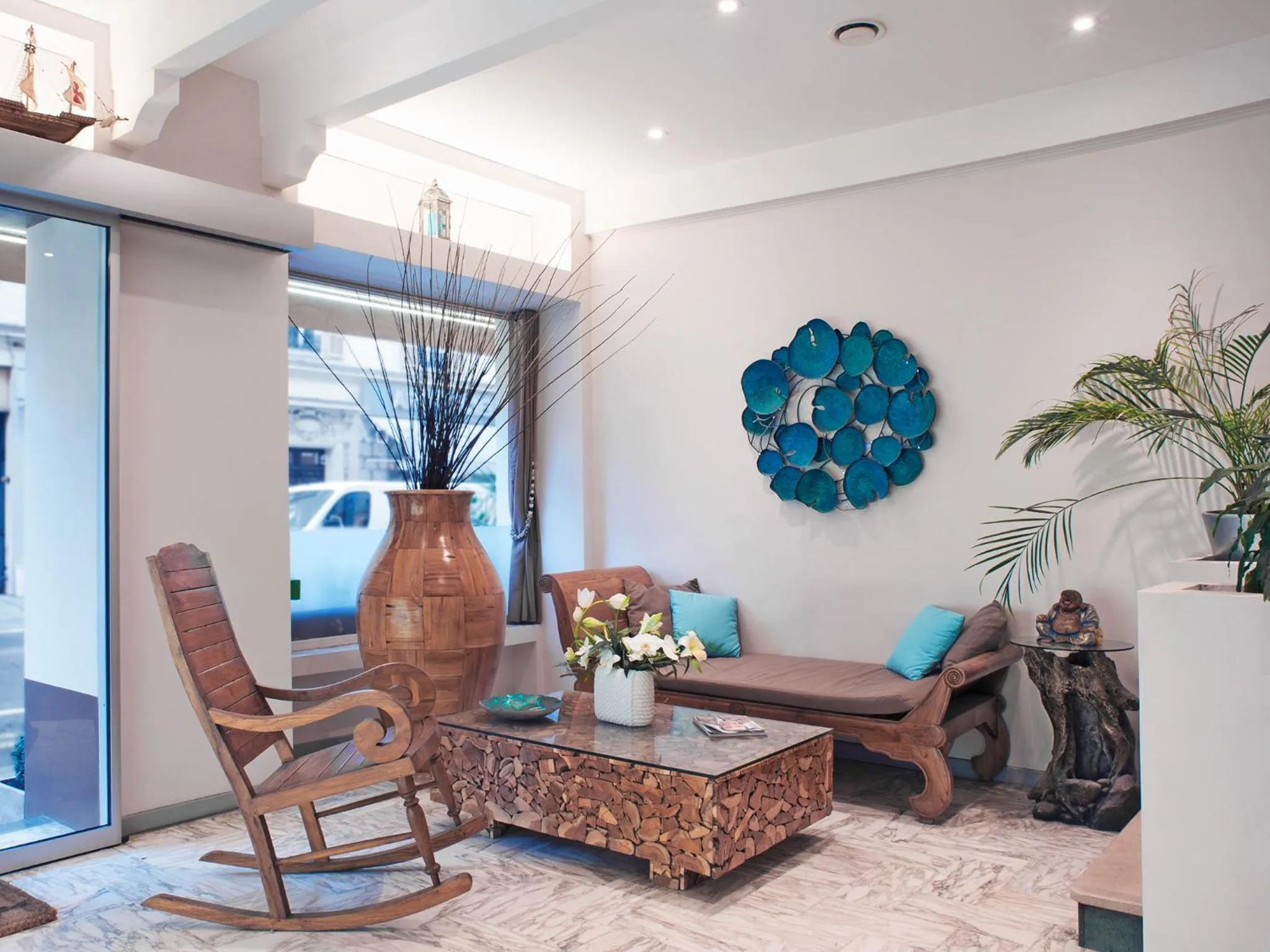 Lobby or reception in Hôtel Esprit d'Azur