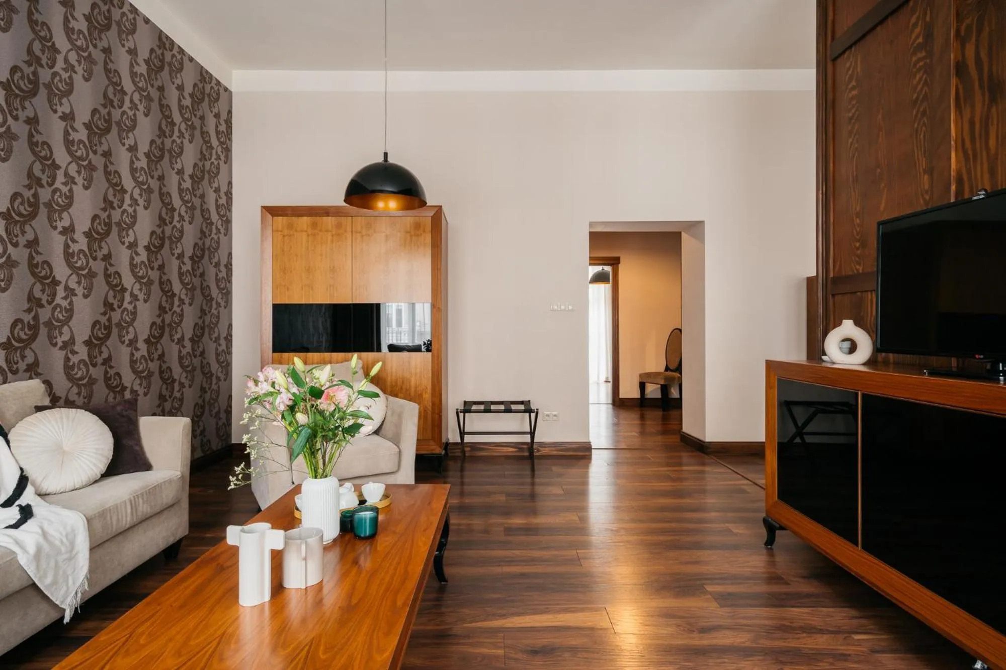 TV and multimedia in Topolowa Residence - LoftAffair Collection