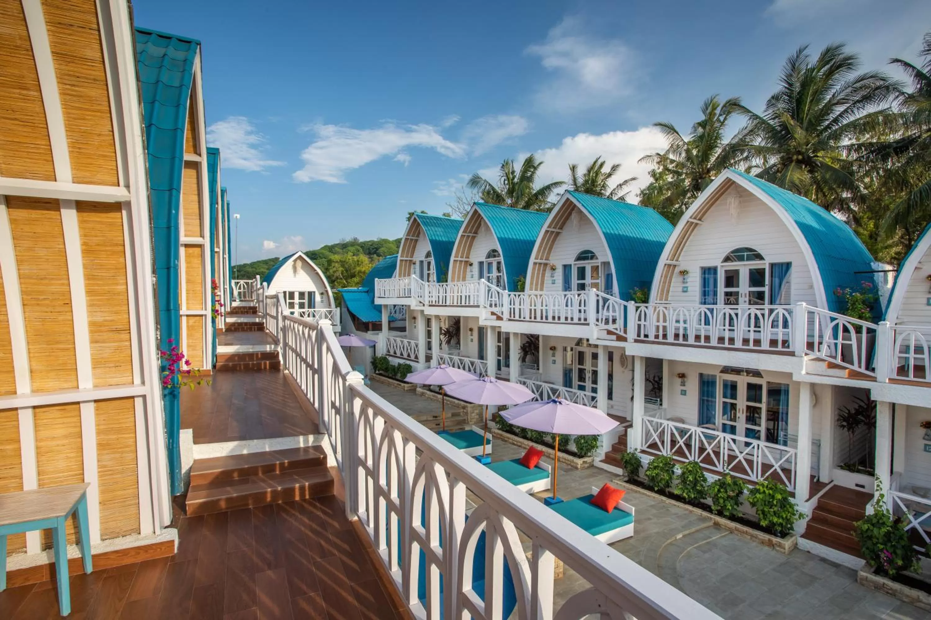 Balcony/Terrace in Santorini Beach Resort
