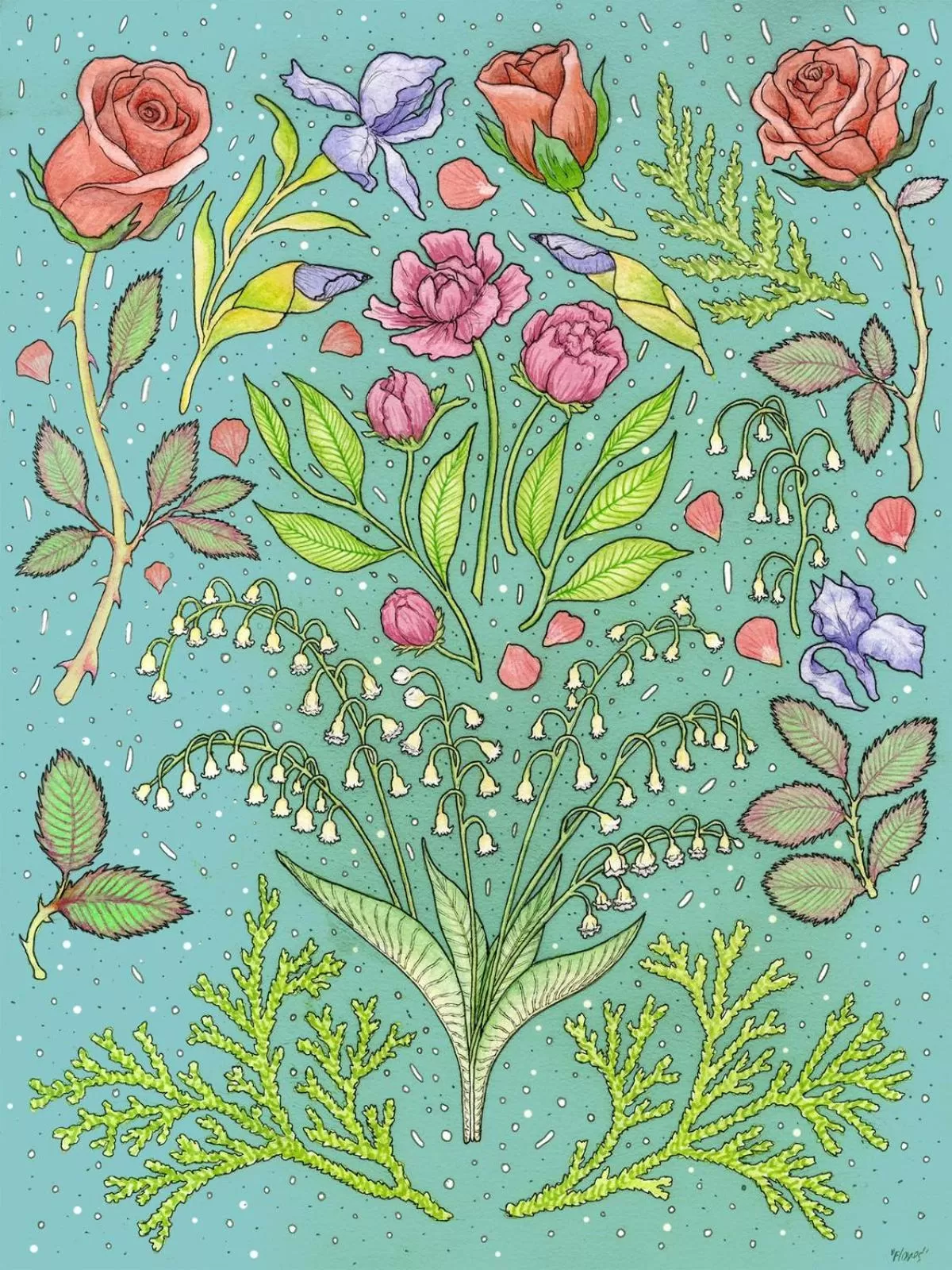 Decorative detail in Praktik Èssens