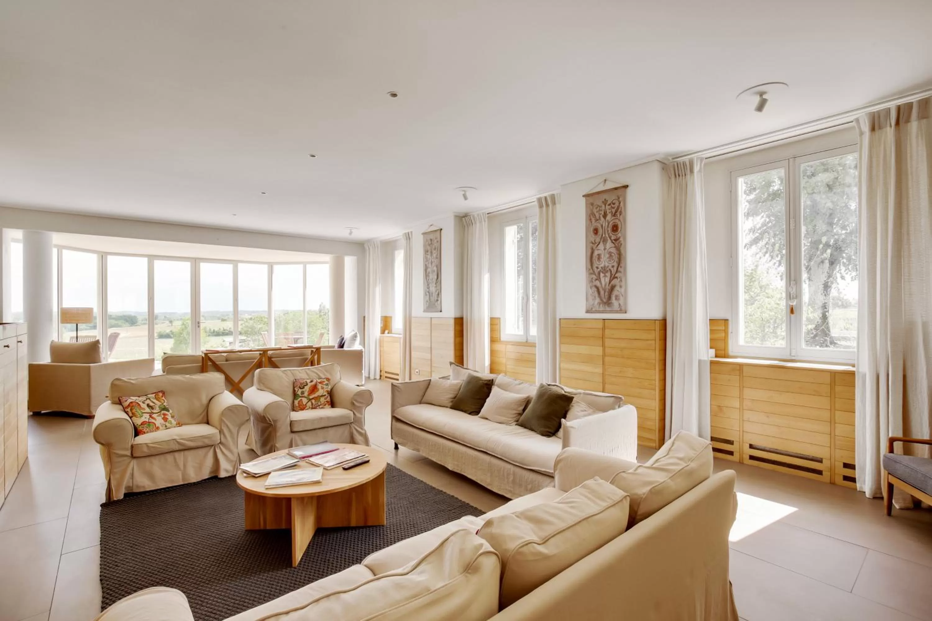 Living room in Le logis de Valandraud