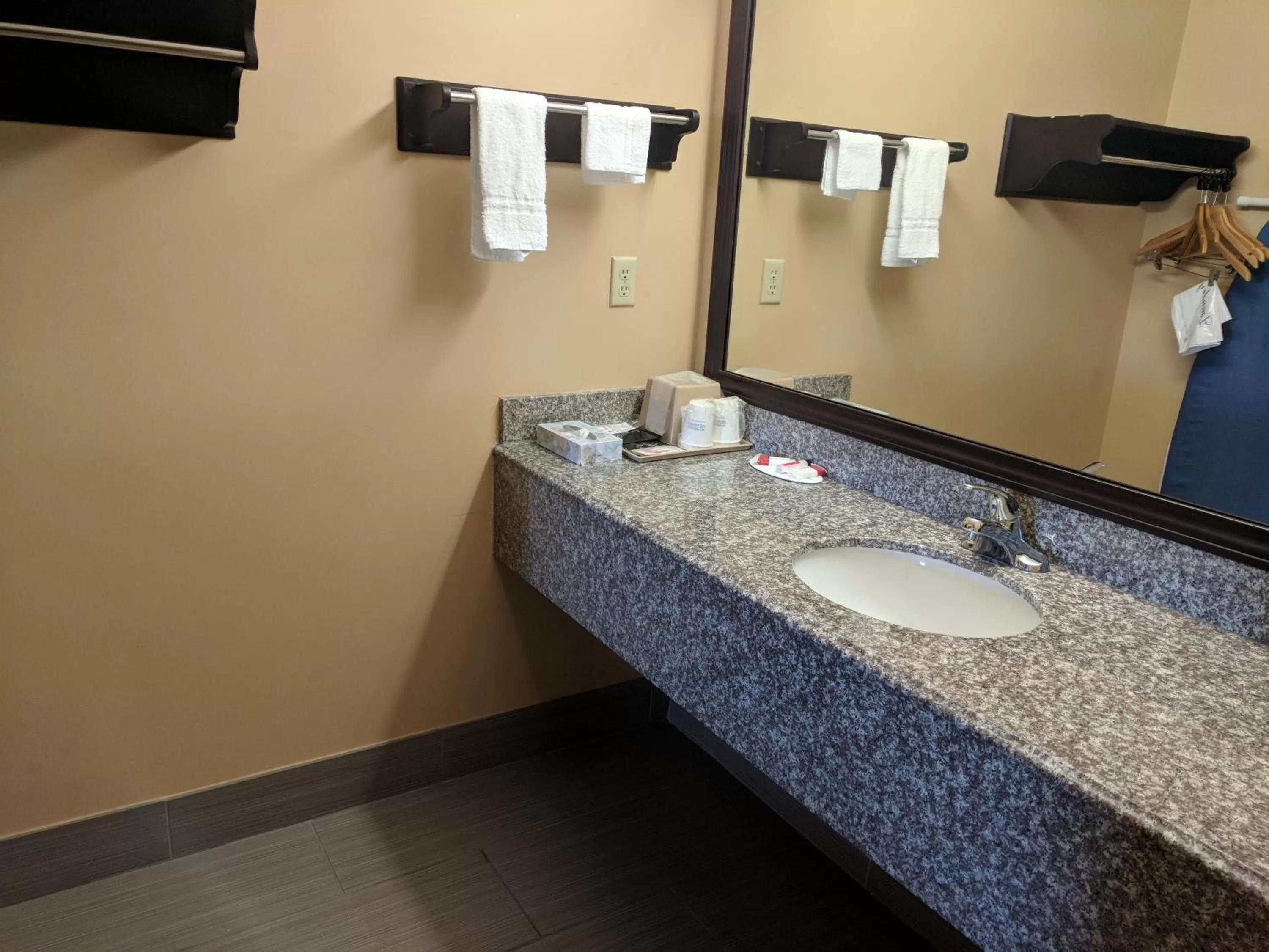 Bathroom in Super 8 by Wyndham Willowbrook Houston