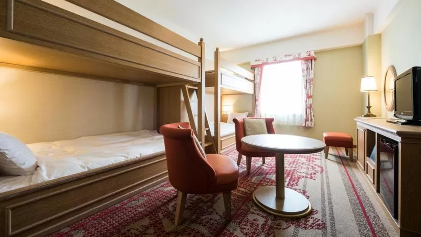 Bed in Hotel Nikko Huis Ten Bosch