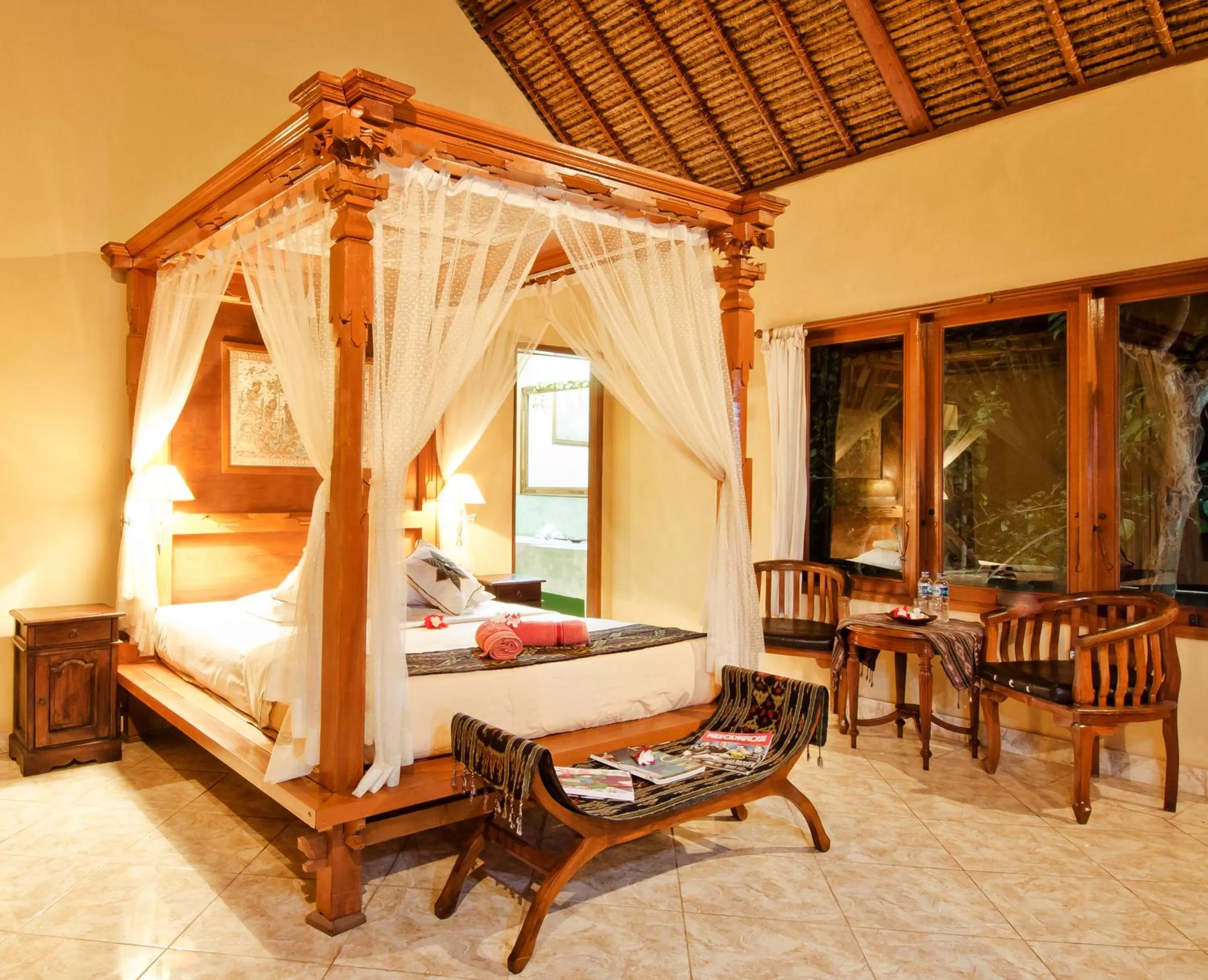 Photo of the whole room, Bed in Mushroom Beach Bungalows